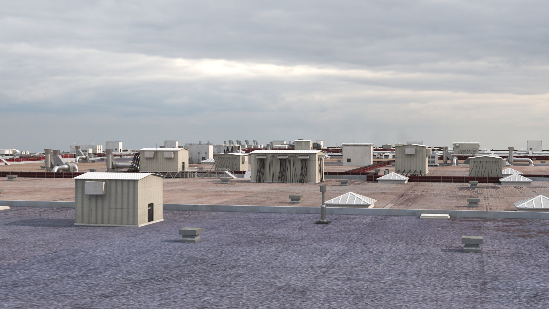 Large Industrial Plant 3D