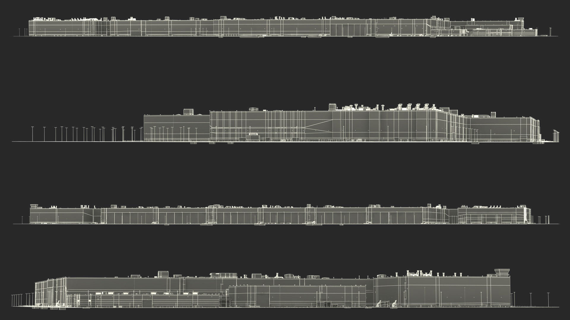 Large Industrial Plant 3D