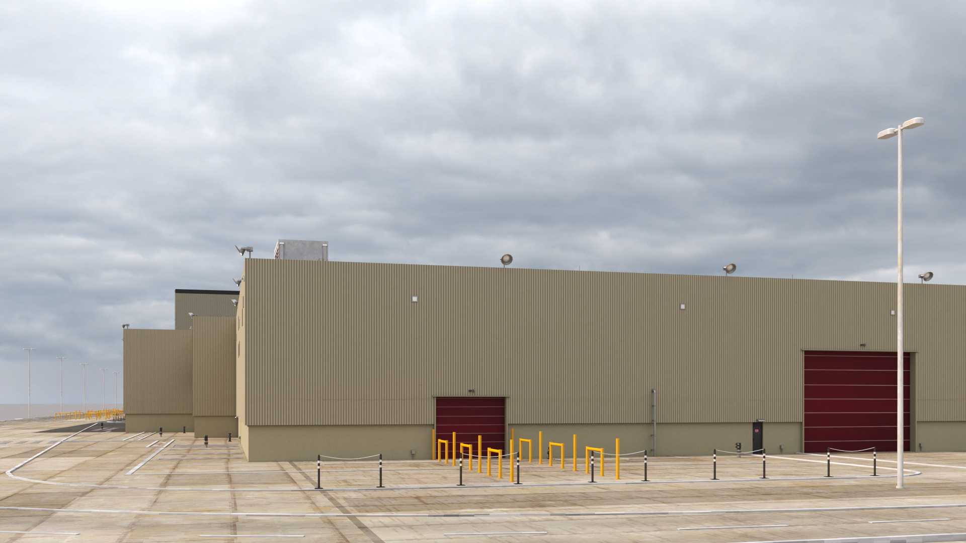 Large Industrial Plant 3D