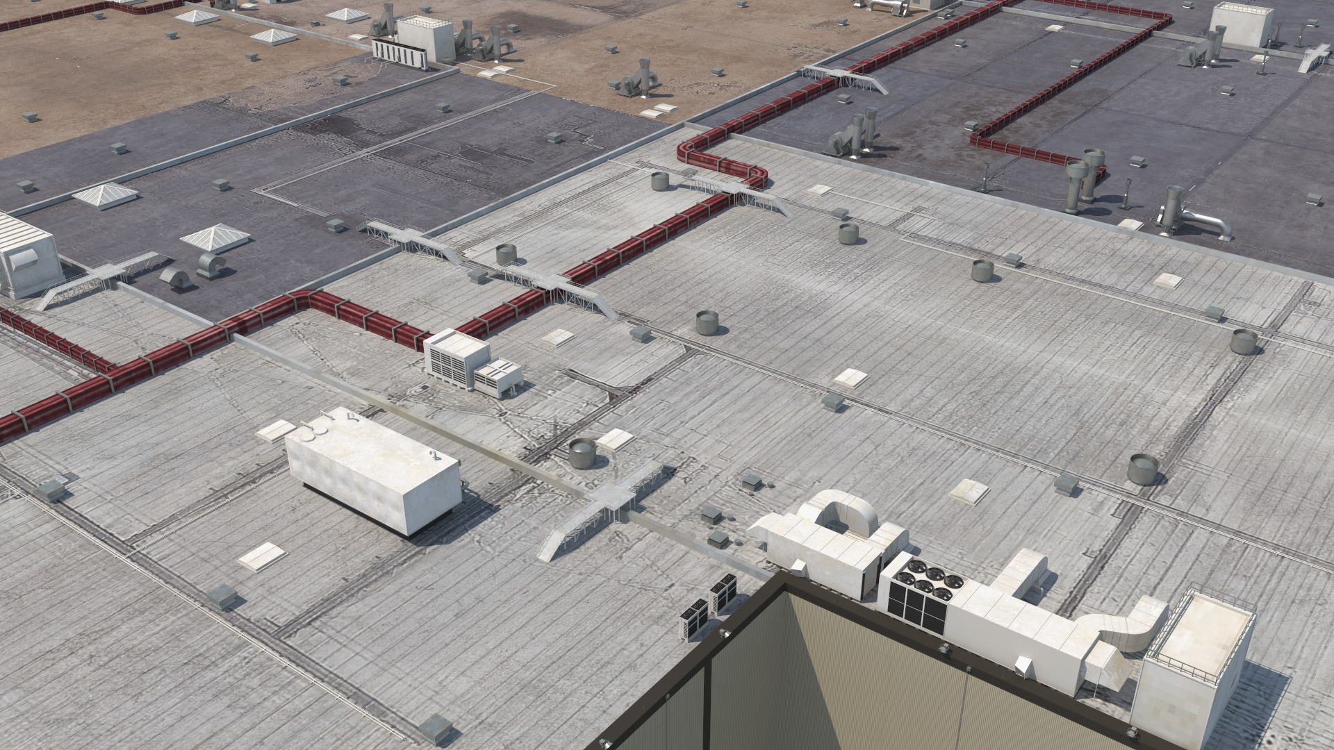 Large Industrial Plant 3D