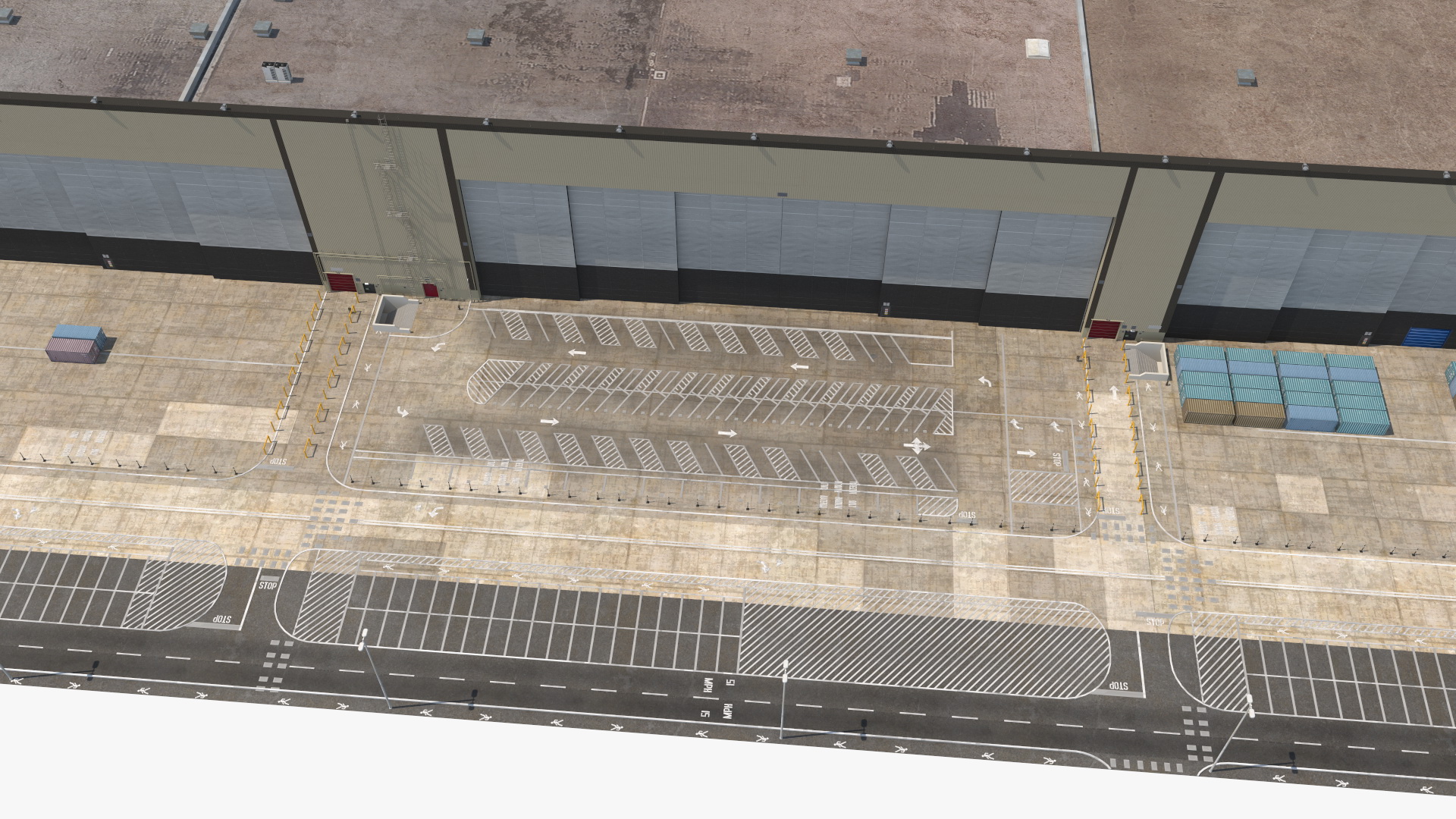 Large Industrial Plant 3D