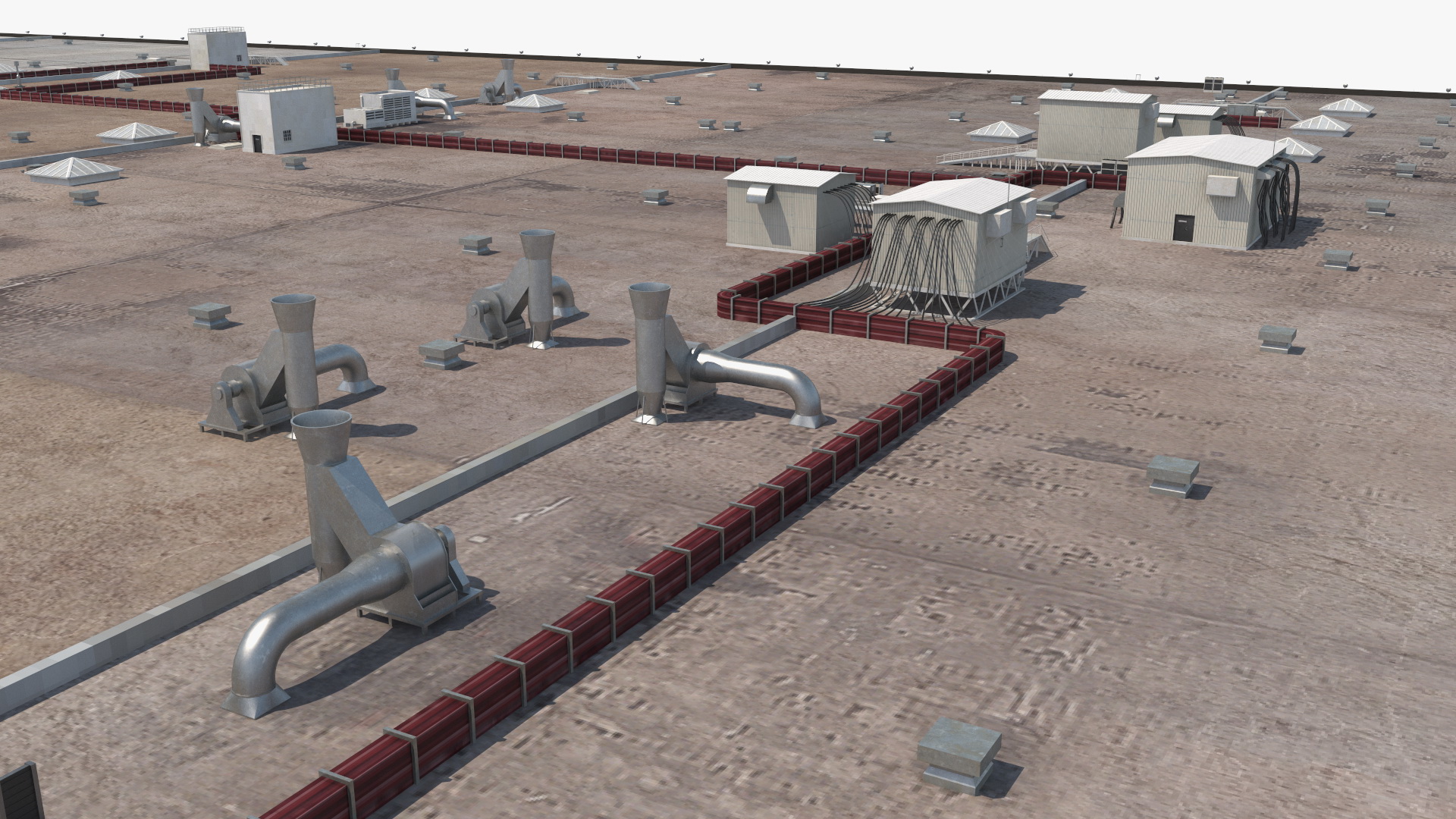 Large Industrial Plant 3D