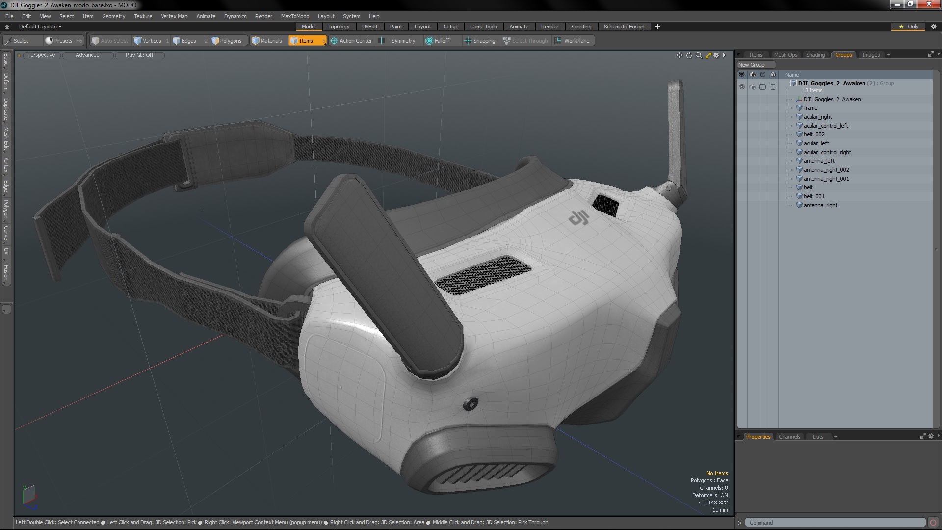 3D model DJI Goggles 2 Awaken