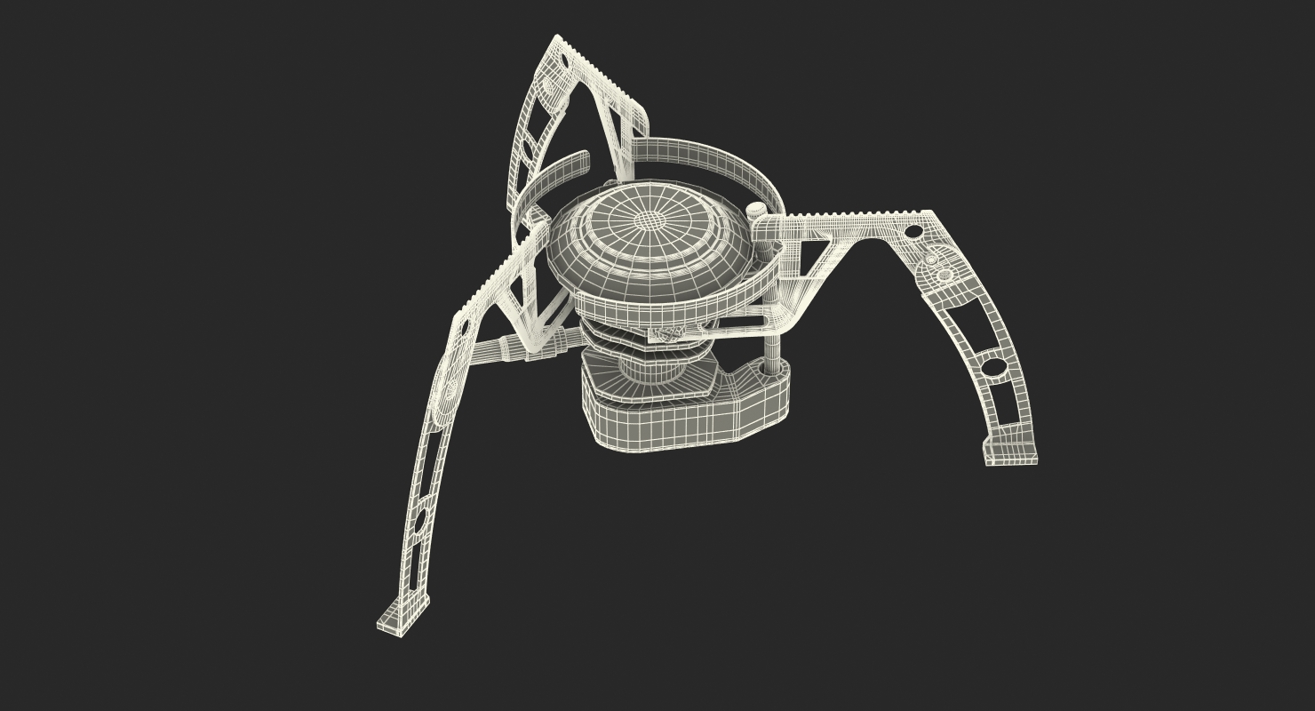 Folding Portable Camping Gas Stove 3D model