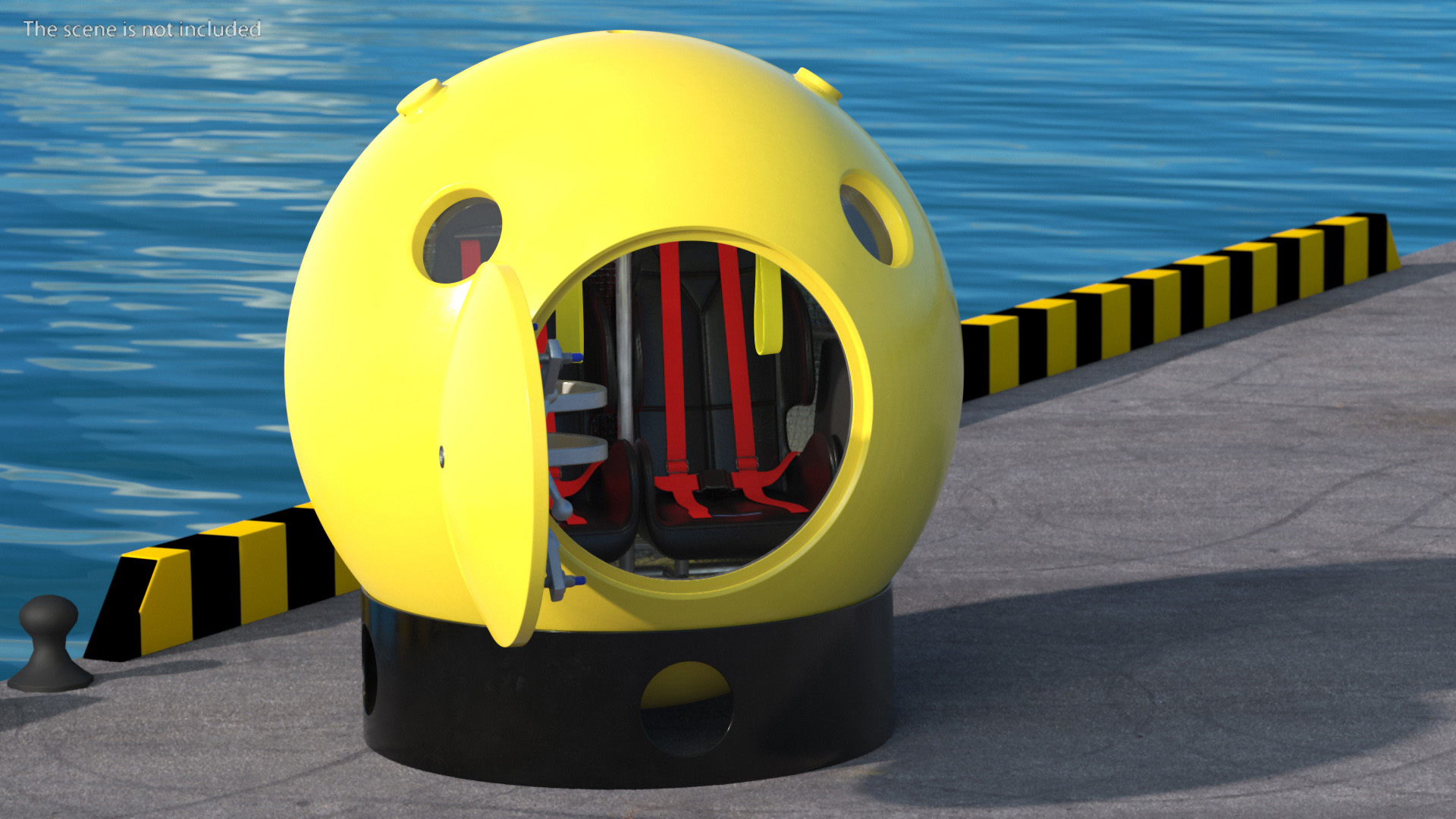 3D Tsunami Escape Pod Generic