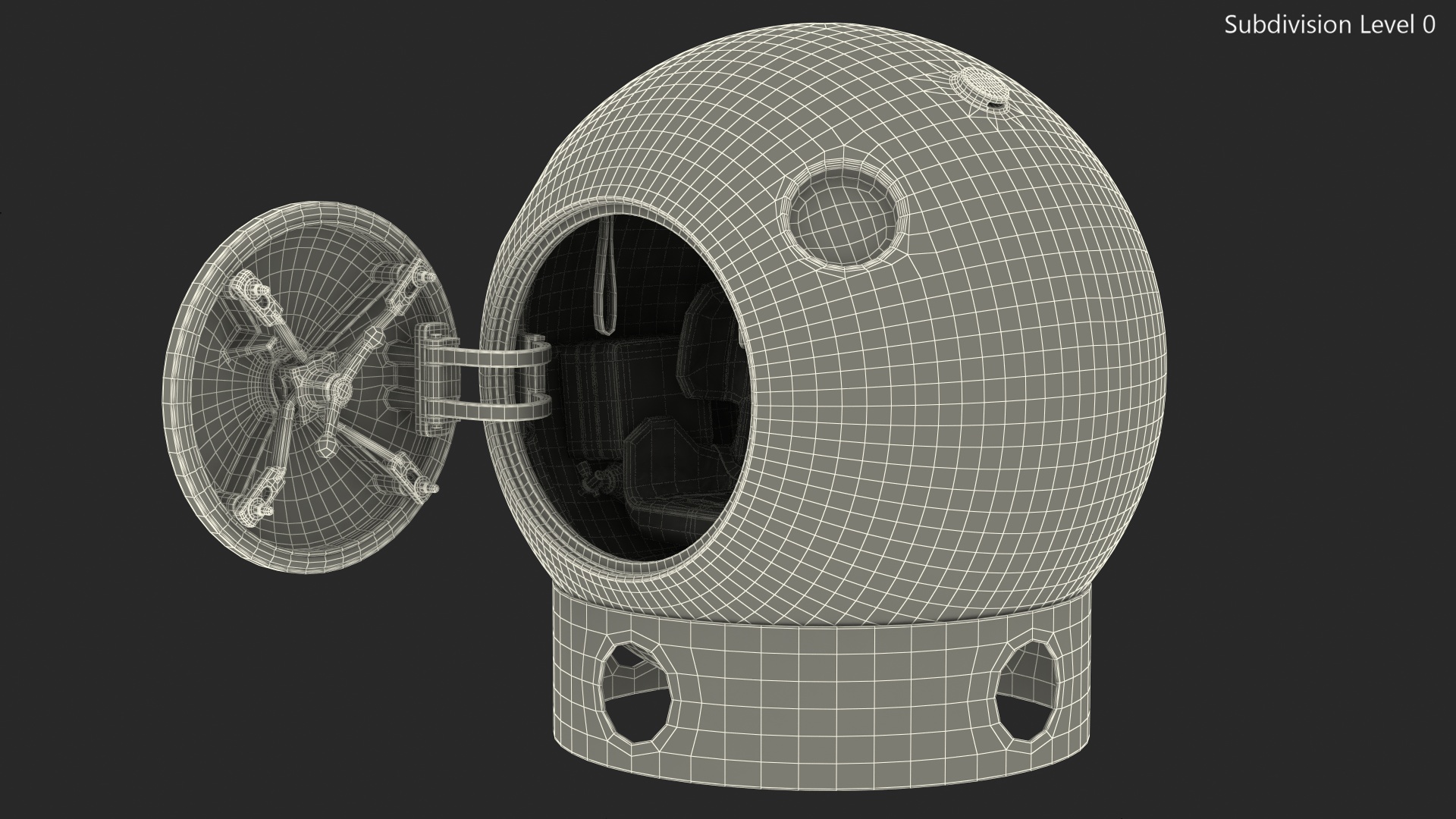 3D Tsunami Escape Pod Generic