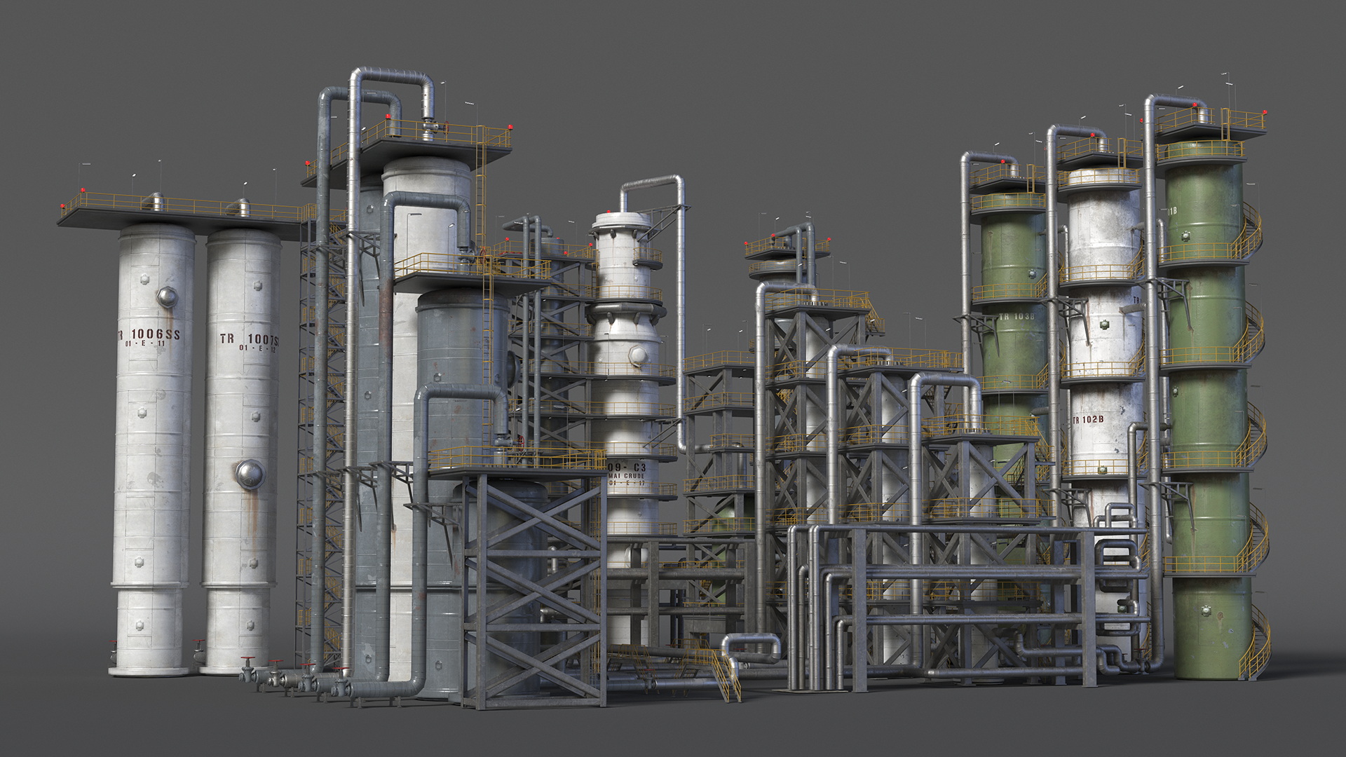 Preprocessing Unit Green 3D model