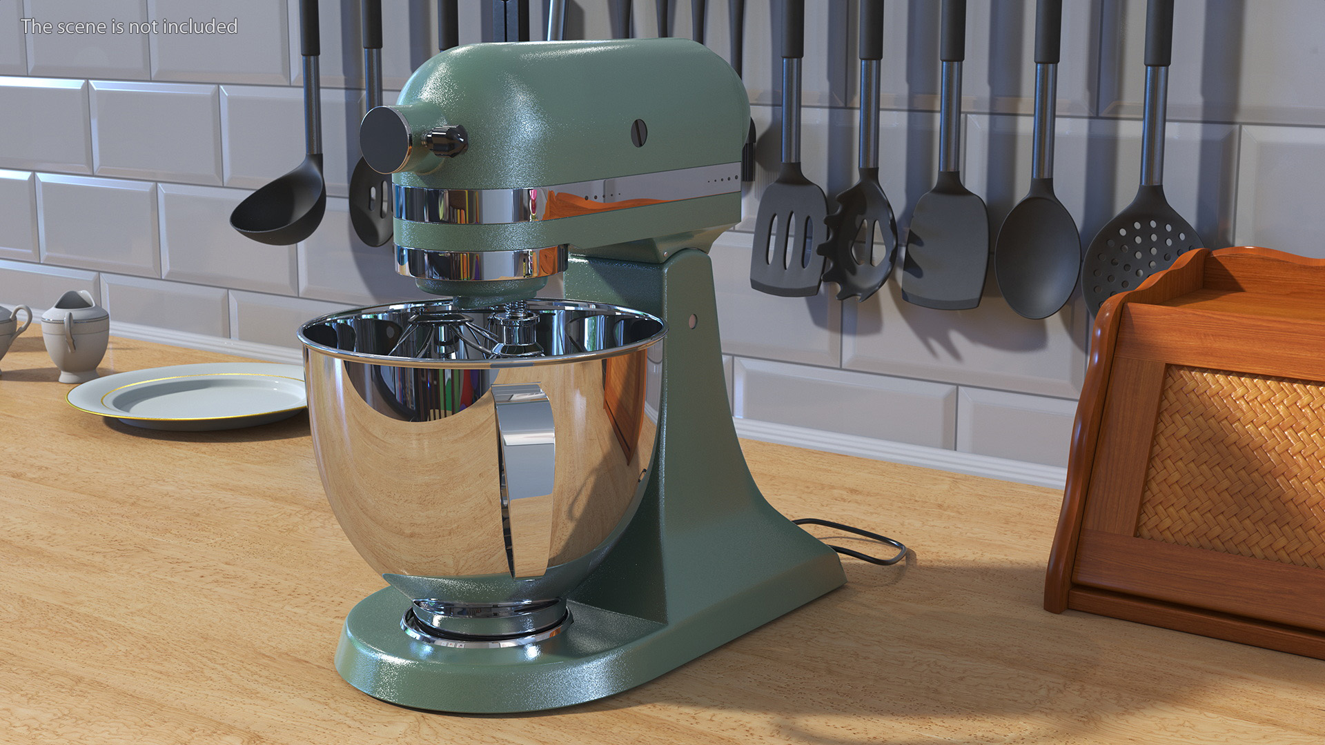 3D Retro Style Stand Mixer model