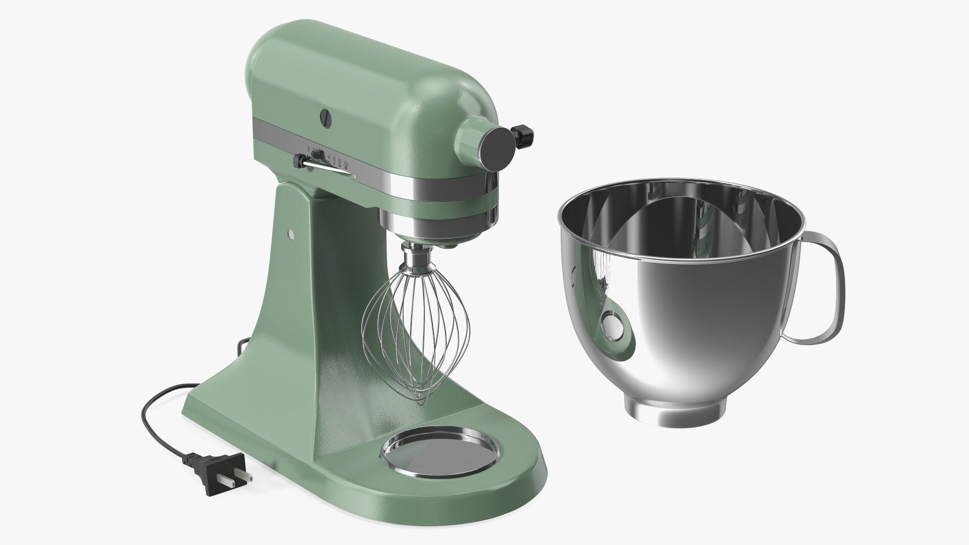 3D Retro Style Stand Mixer model