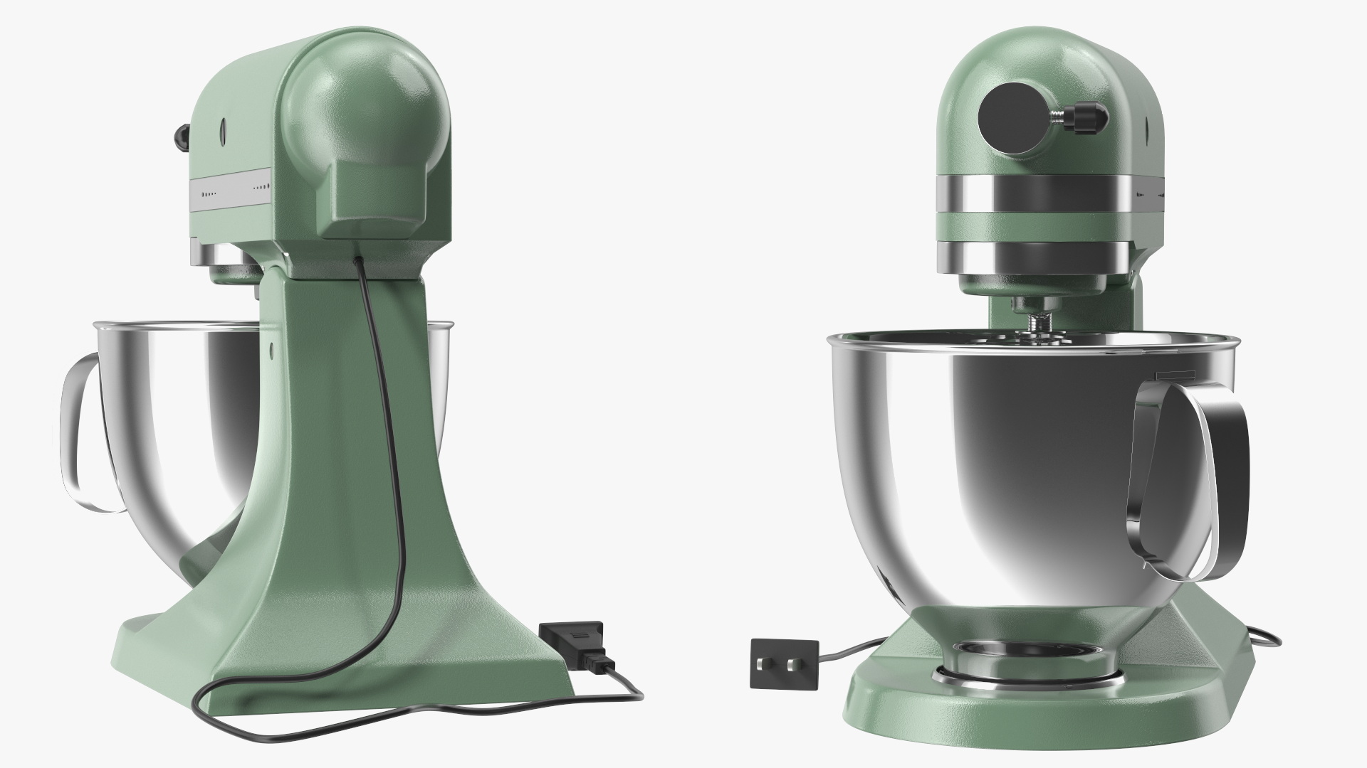 3D Retro Style Stand Mixer model