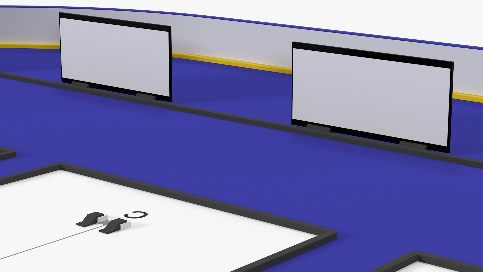 3D Curling Arena model