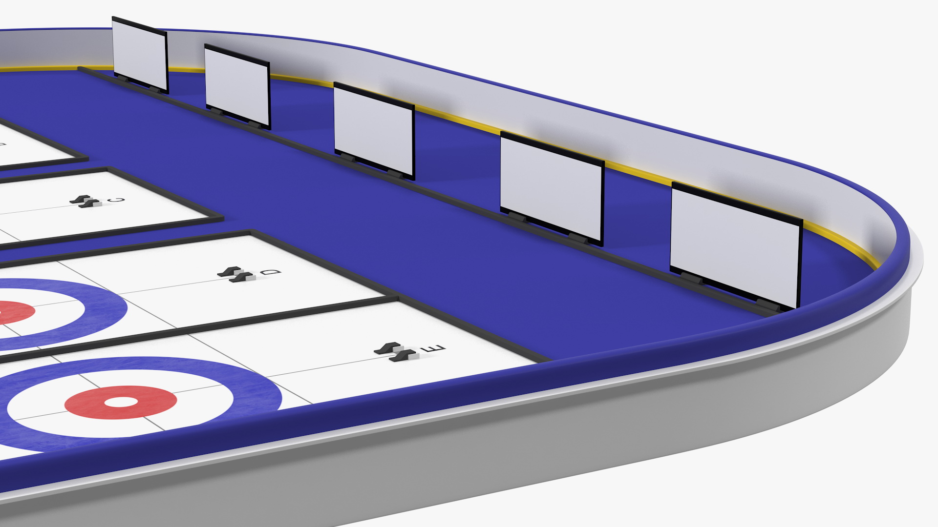 3D Curling Arena model