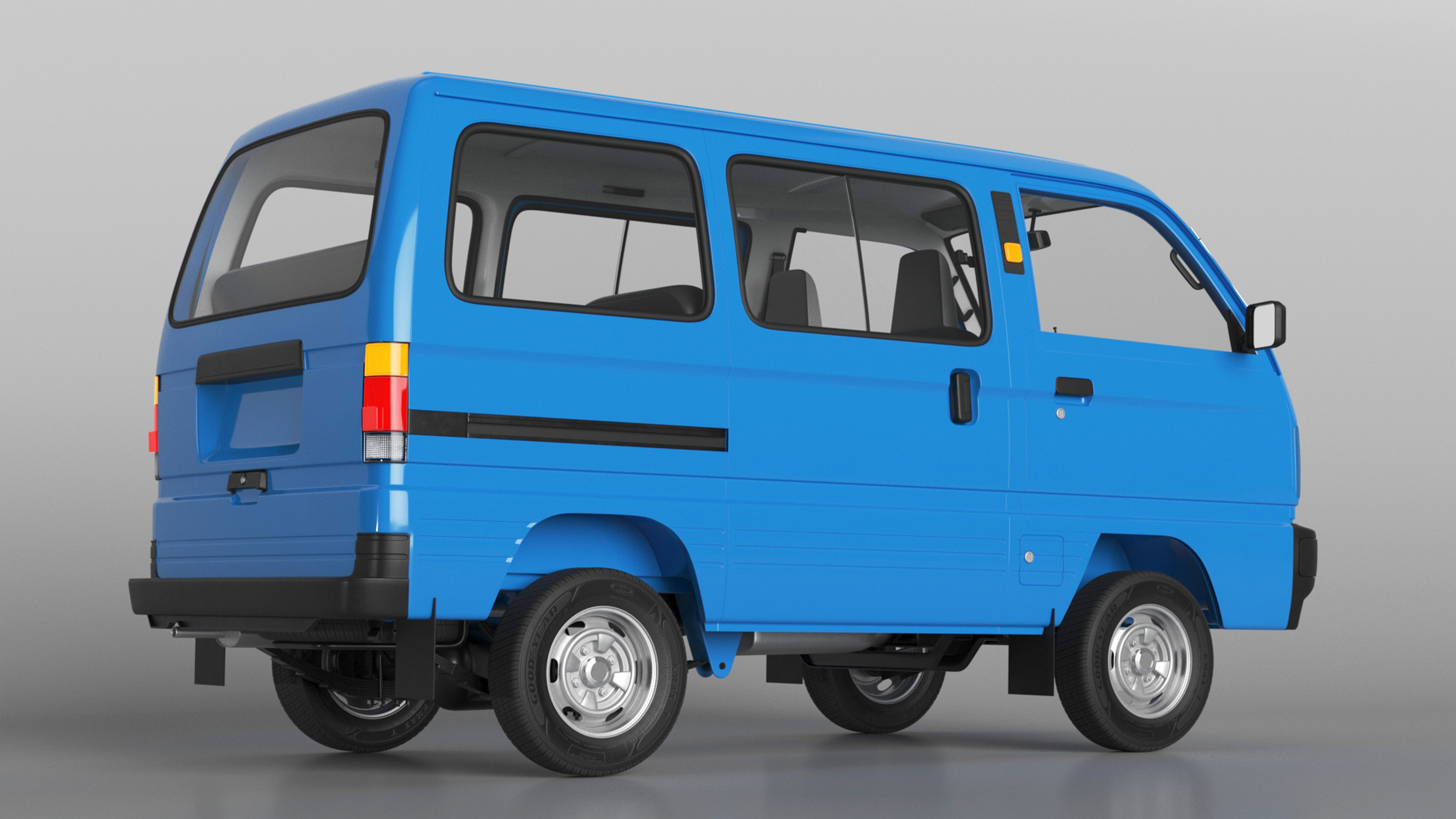 3D model Generic Passenger Minivan