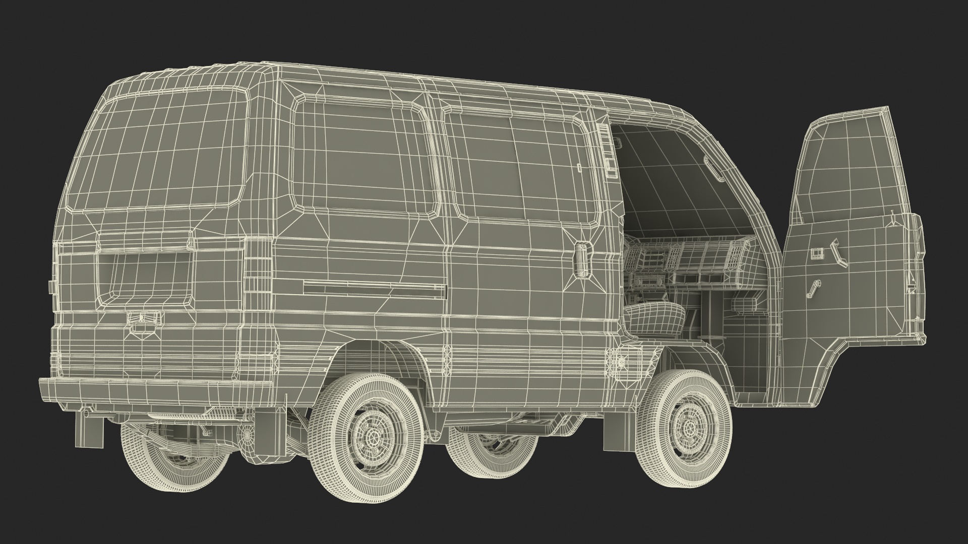 3D model Generic Passenger Minivan