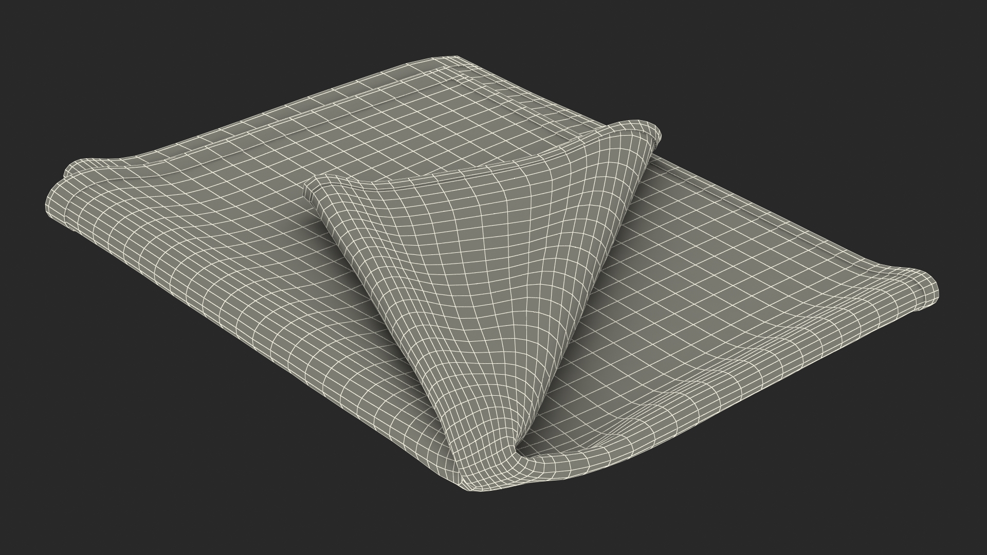 3D Folded Bath Towel with Fur