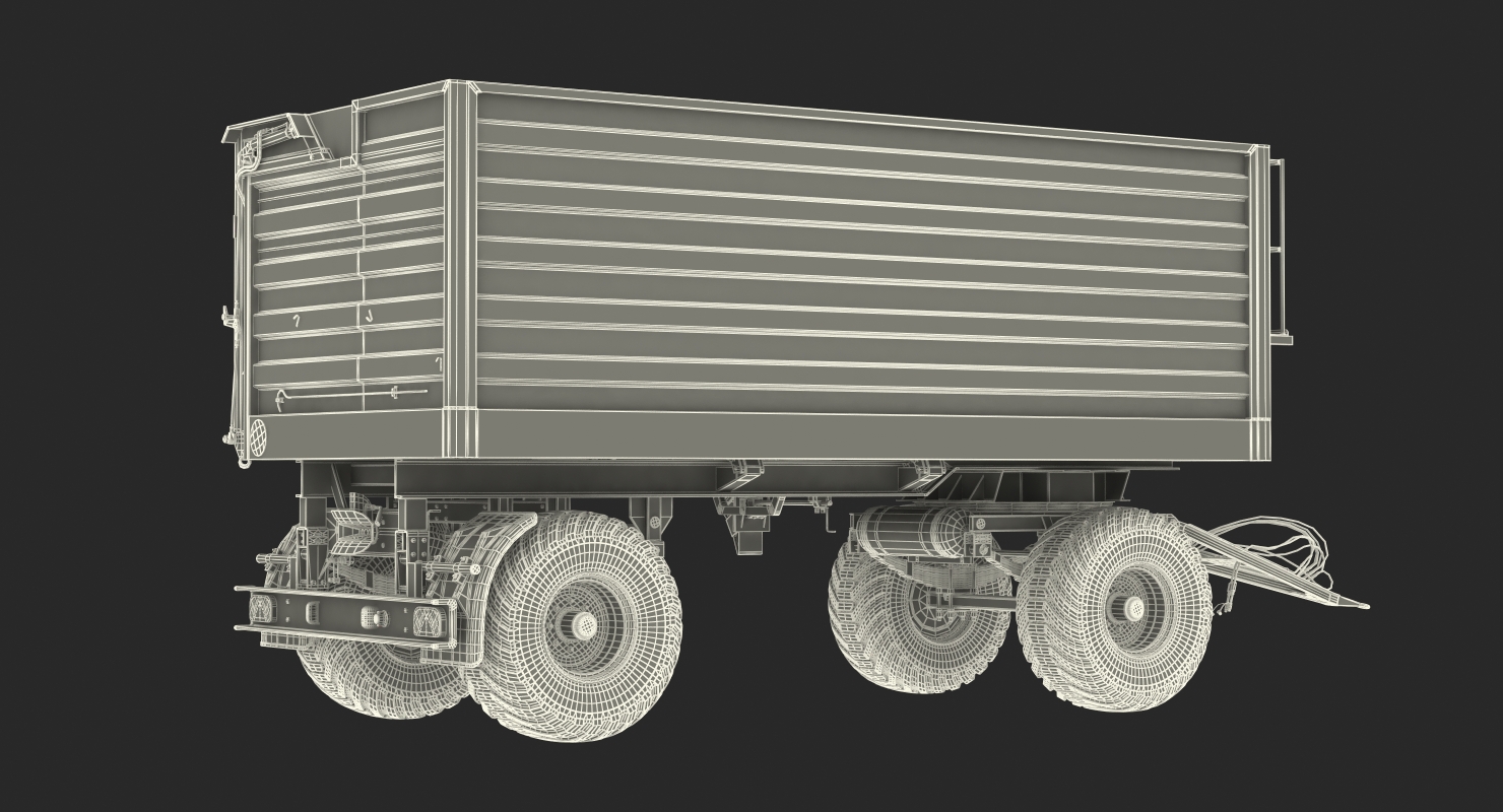 3D Dump Trailer Clean Generic