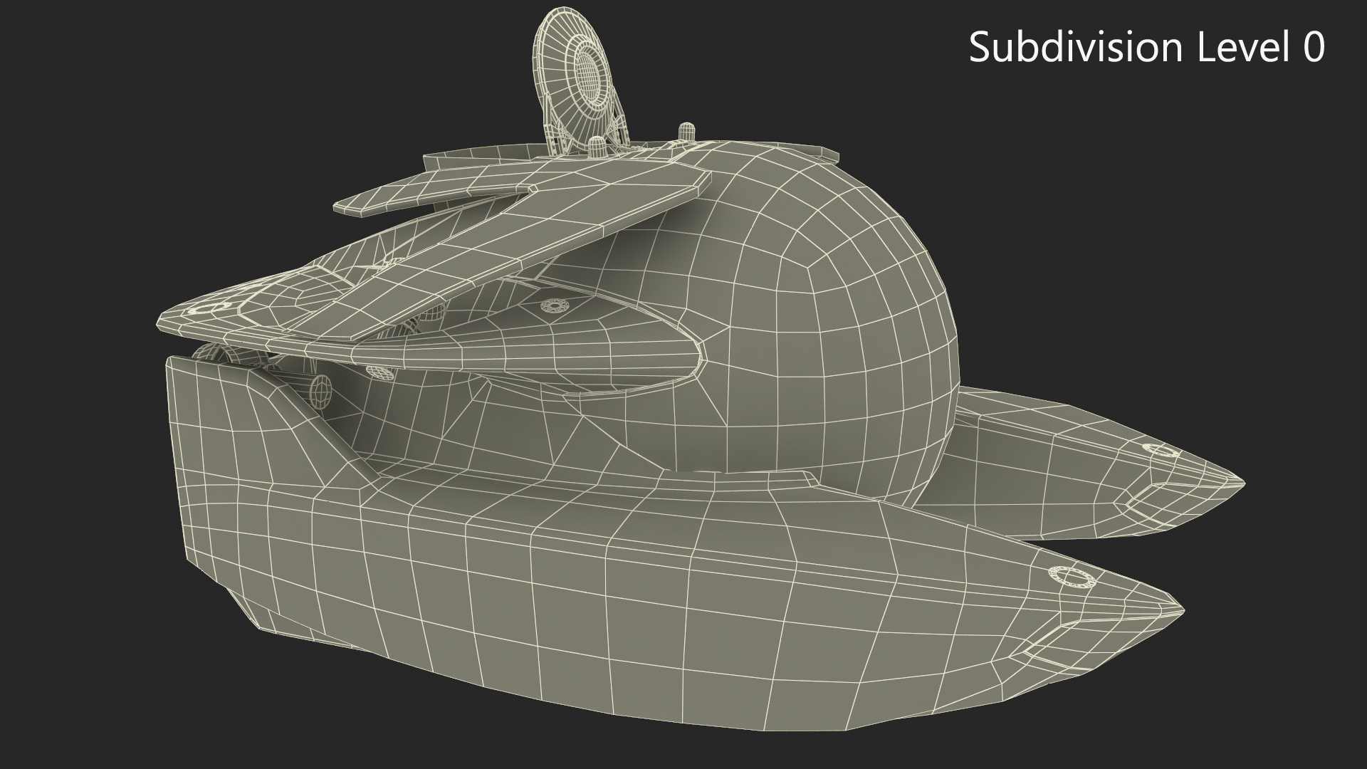3D model Aston Martin Luxurious Personal Submarine Rigged Purple