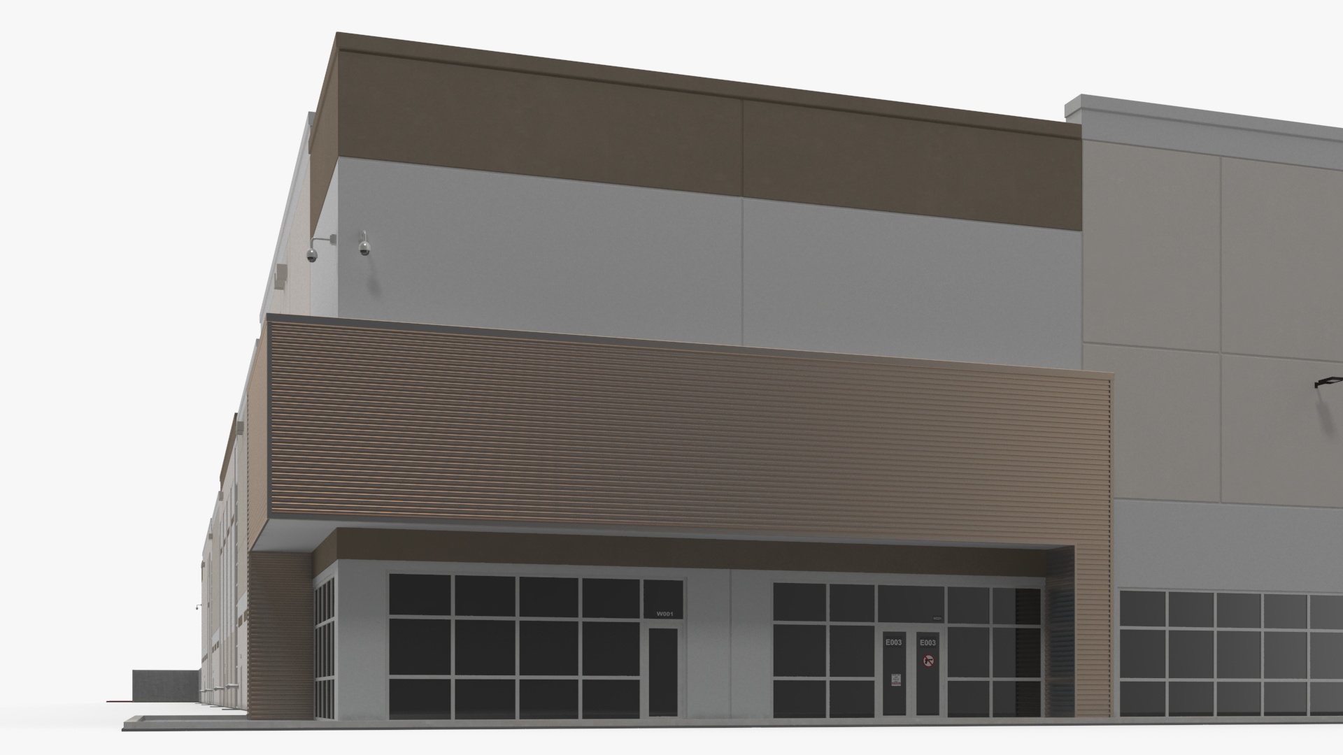 3D Modern Industrial Plant model