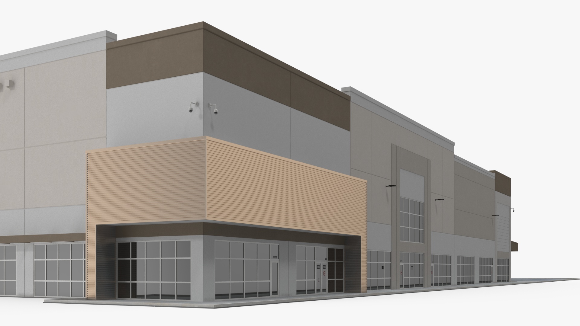 3D Modern Industrial Plant model