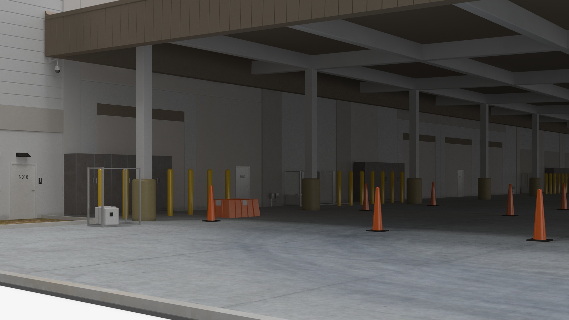 3D Modern Industrial Plant model