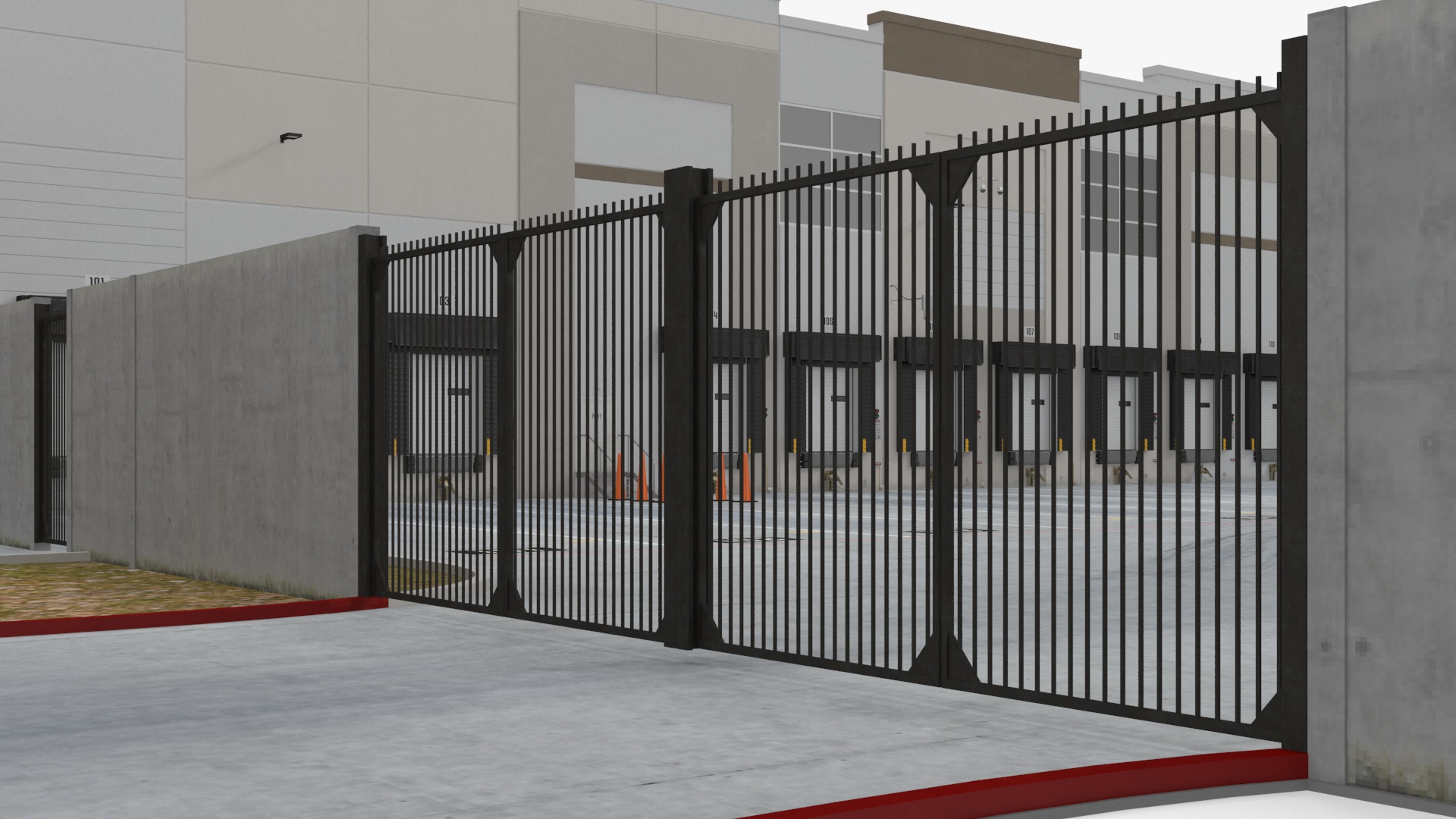3D Modern Industrial Plant model