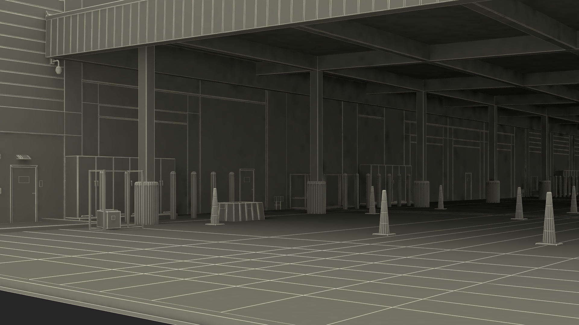 3D Modern Industrial Plant model