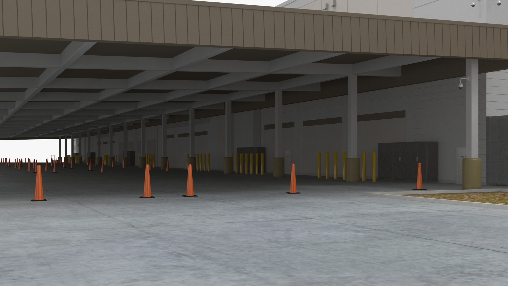 3D Modern Industrial Plant model