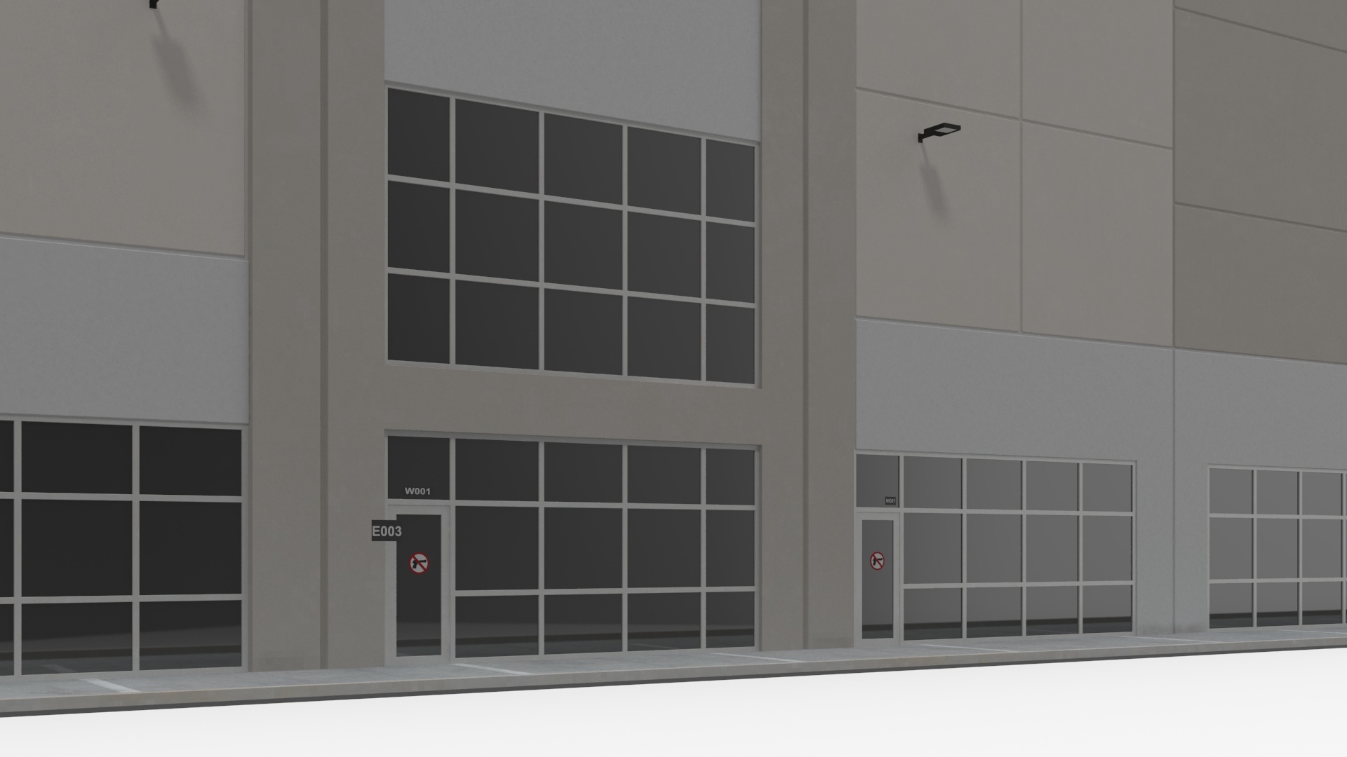 3D Modern Industrial Plant model