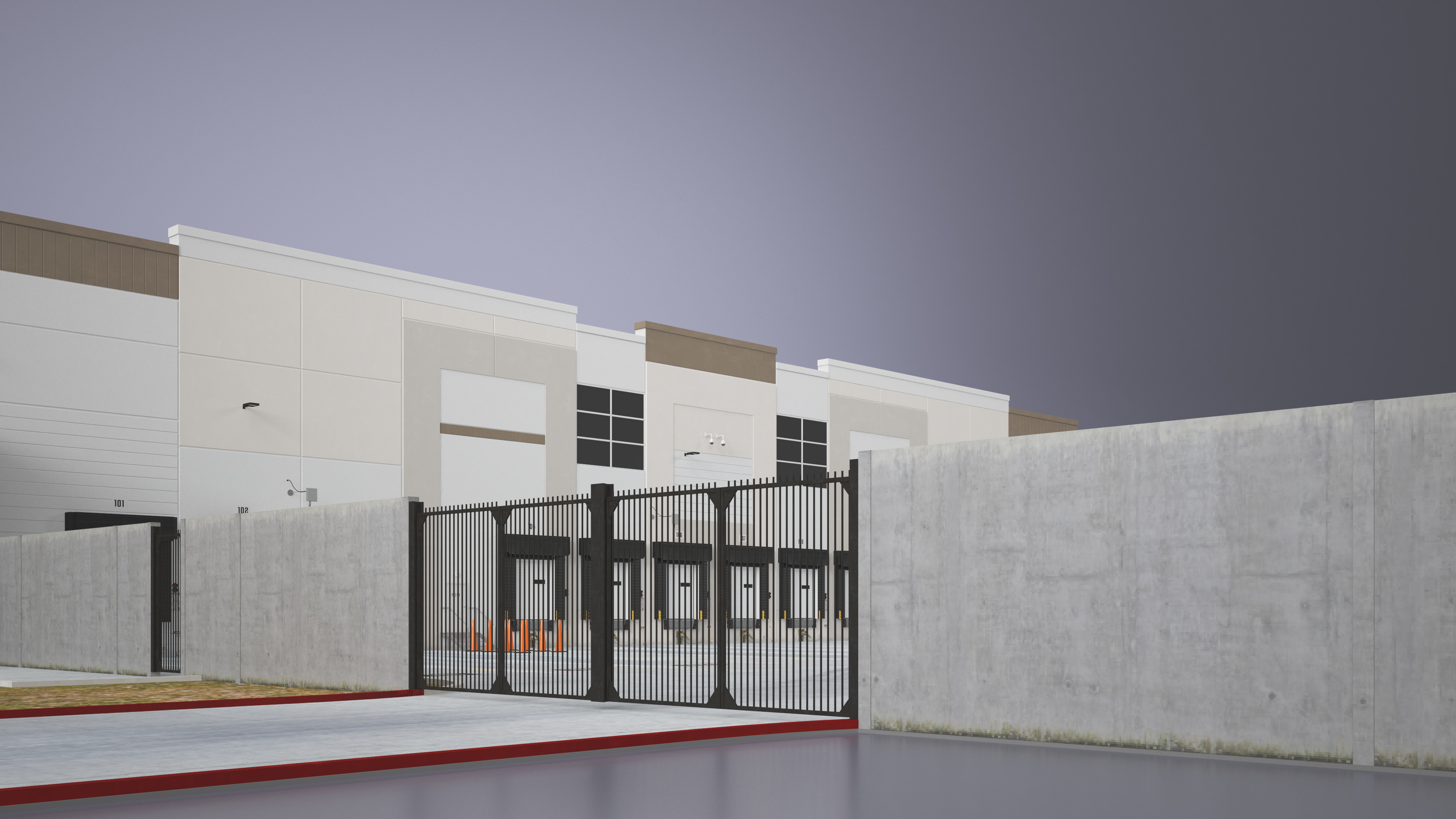 3D Modern Industrial Plant model