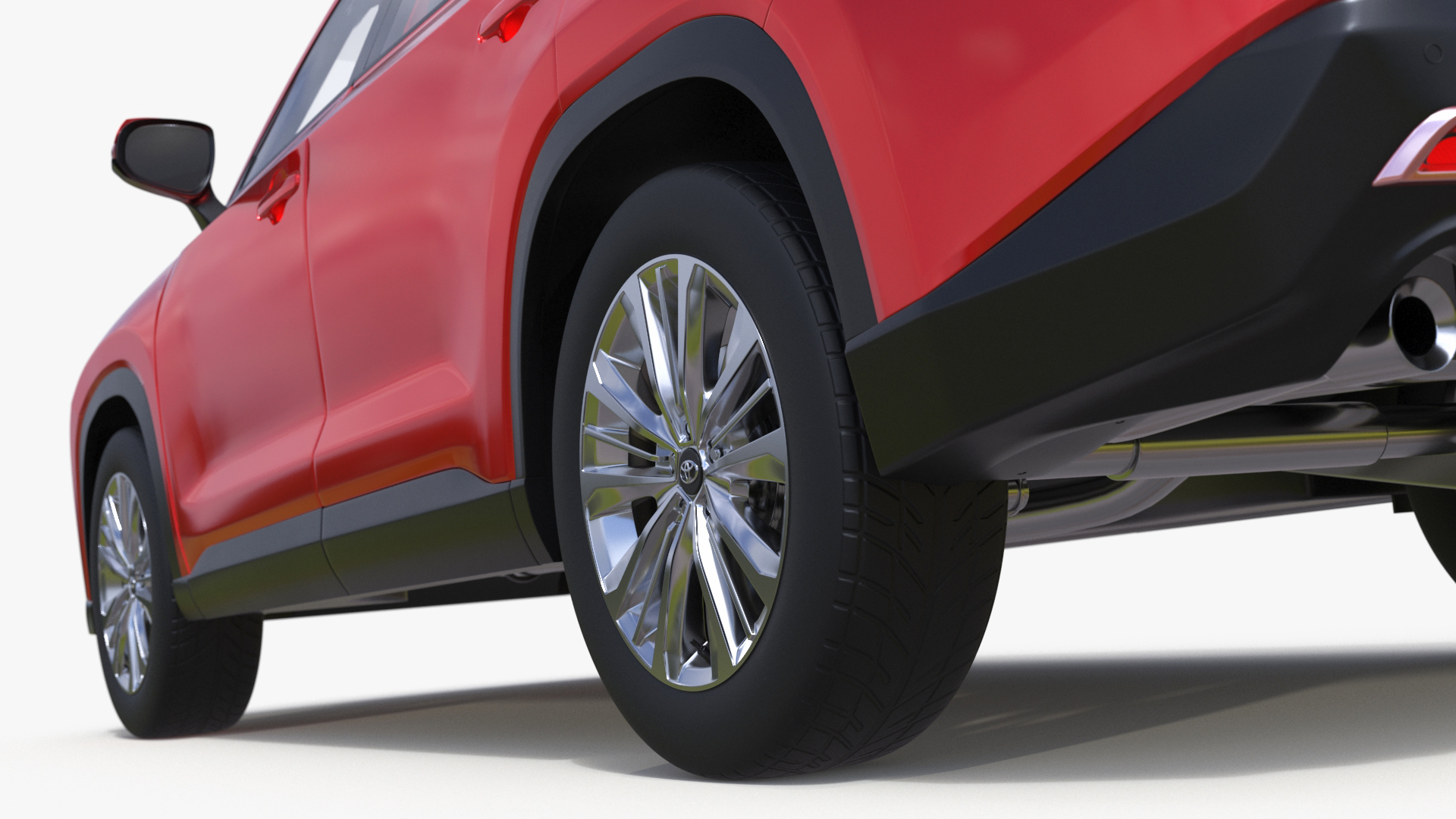 Toyota Grand Highlander 2024 Red 3D