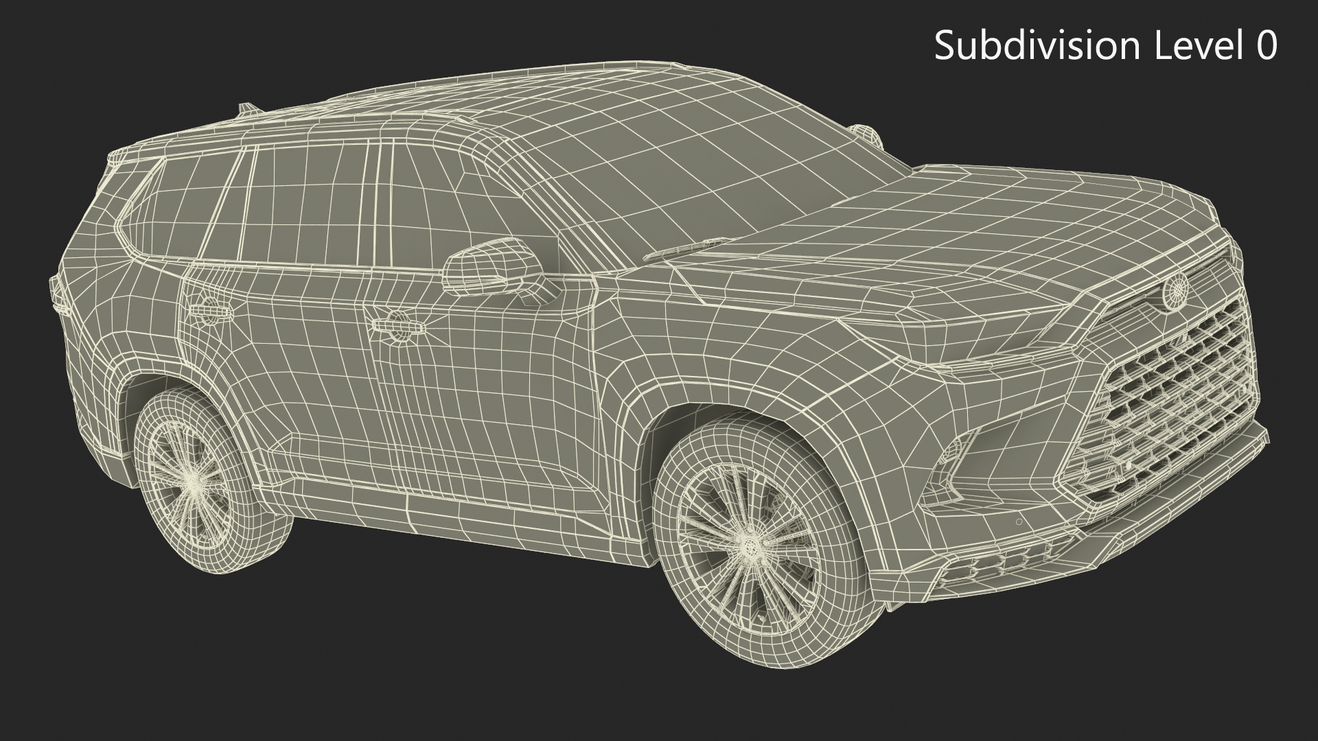 Toyota Grand Highlander 2024 Red 3D