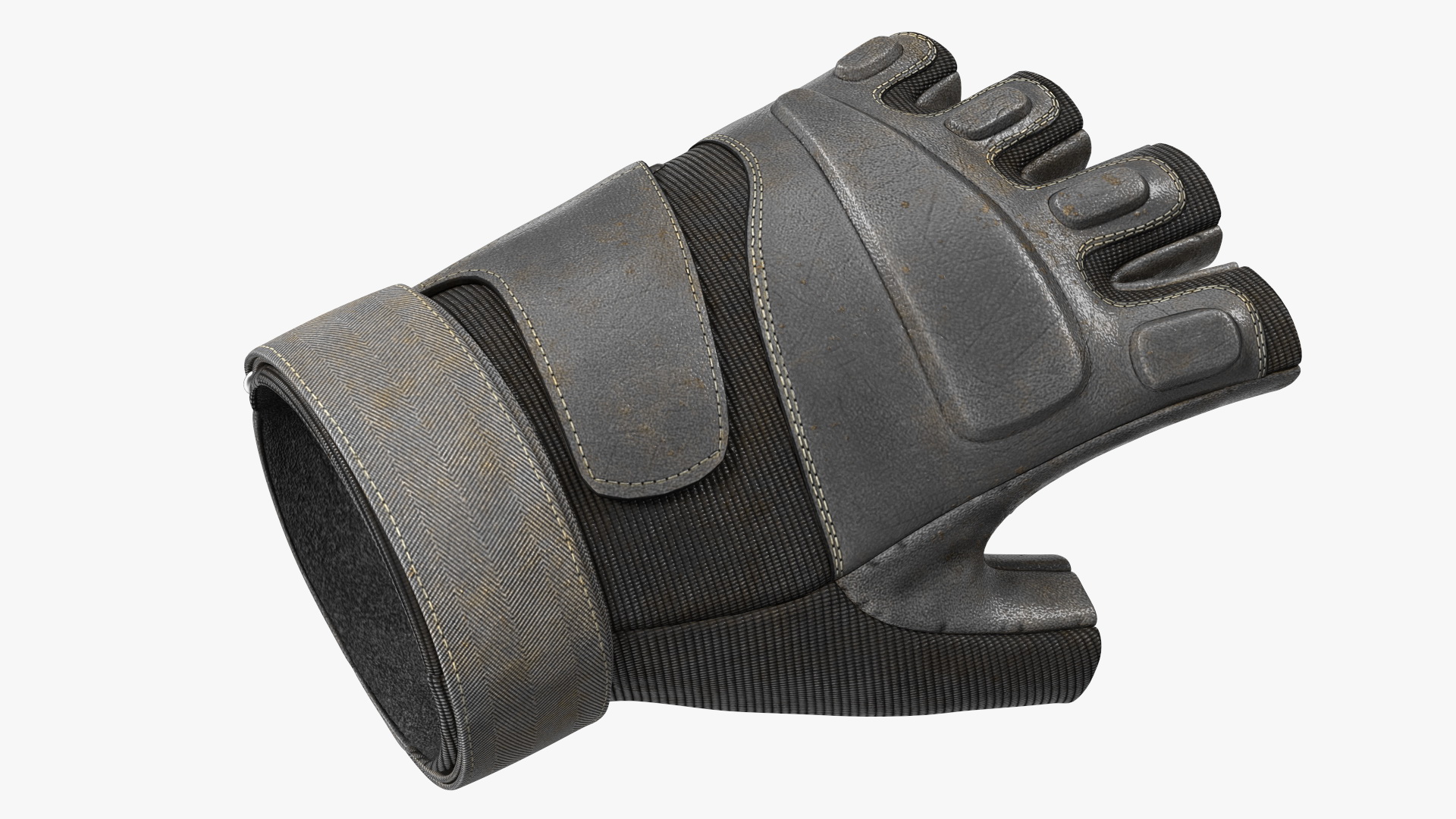 Tactical Half Finger Gloves 3D