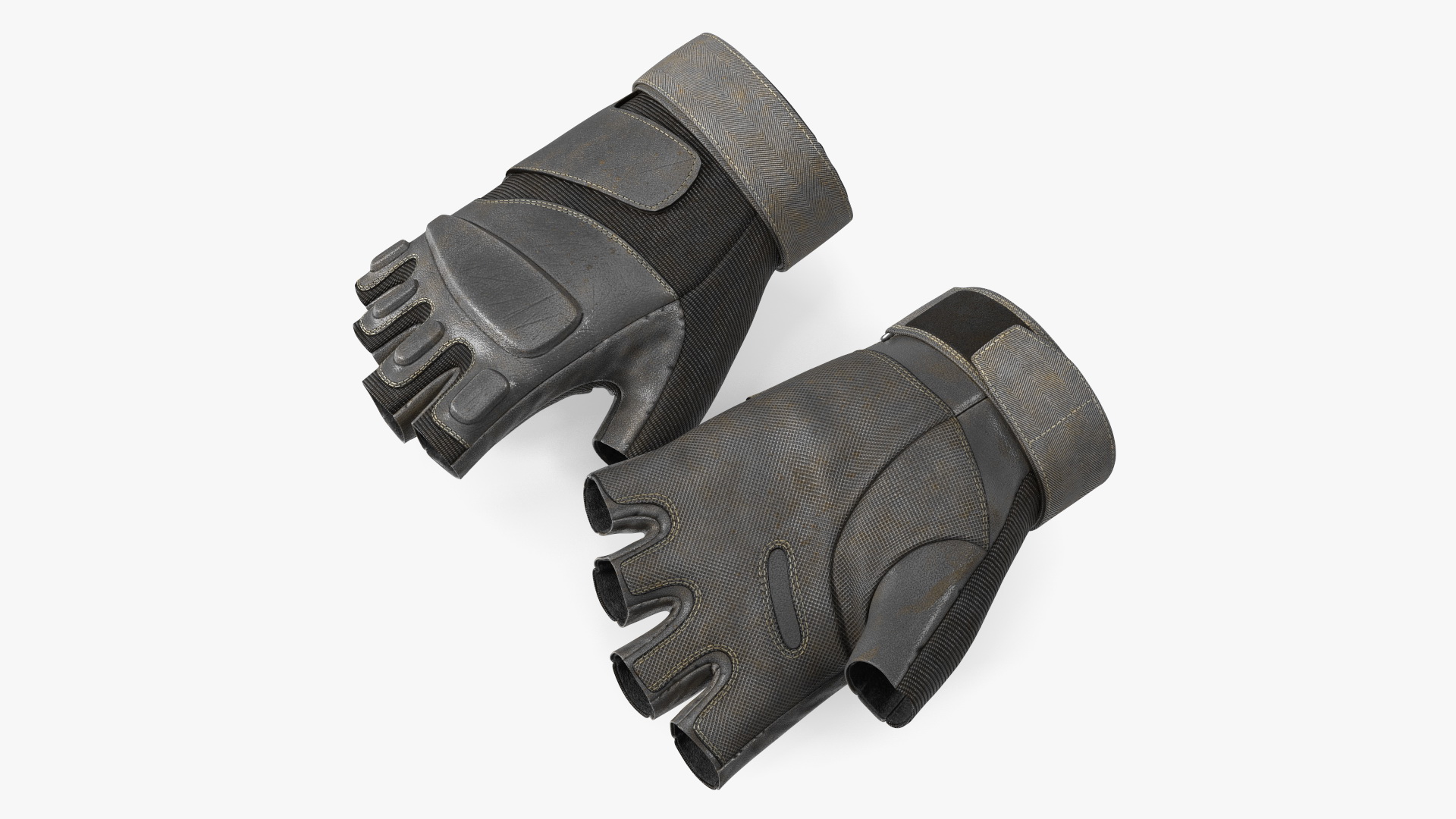 Tactical Half Finger Gloves 3D