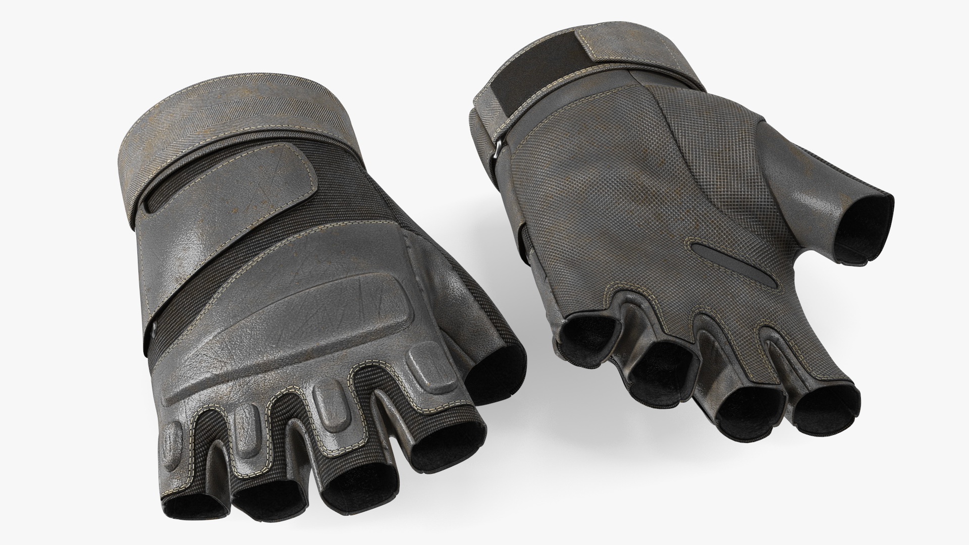 Tactical Half Finger Gloves 3D