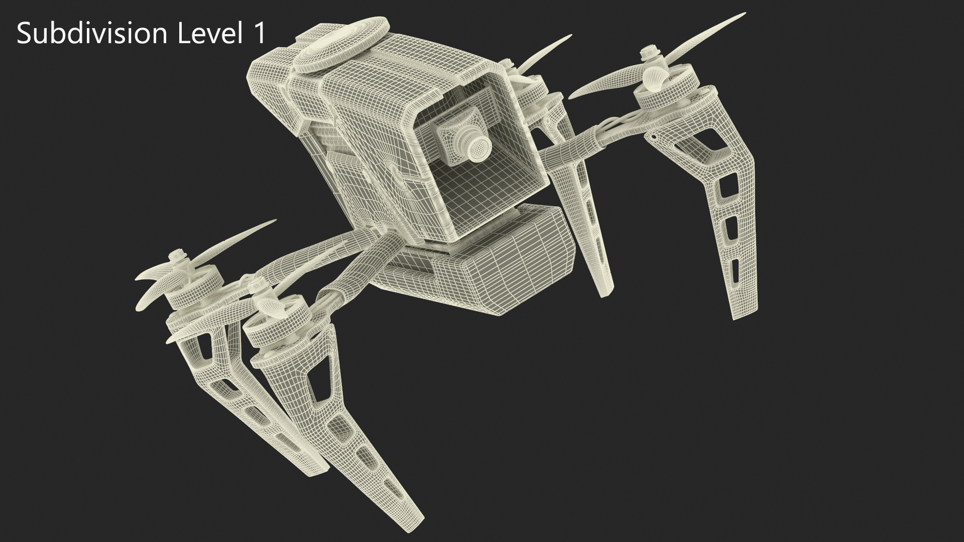 3D Israel Interceptor Kamikaze Drone model