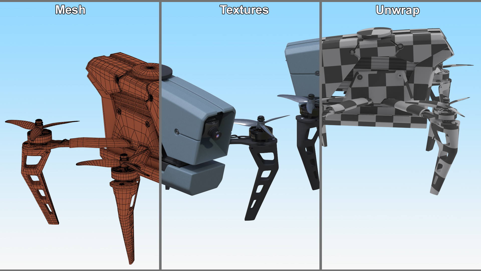 3D Israel Interceptor Kamikaze Drone model