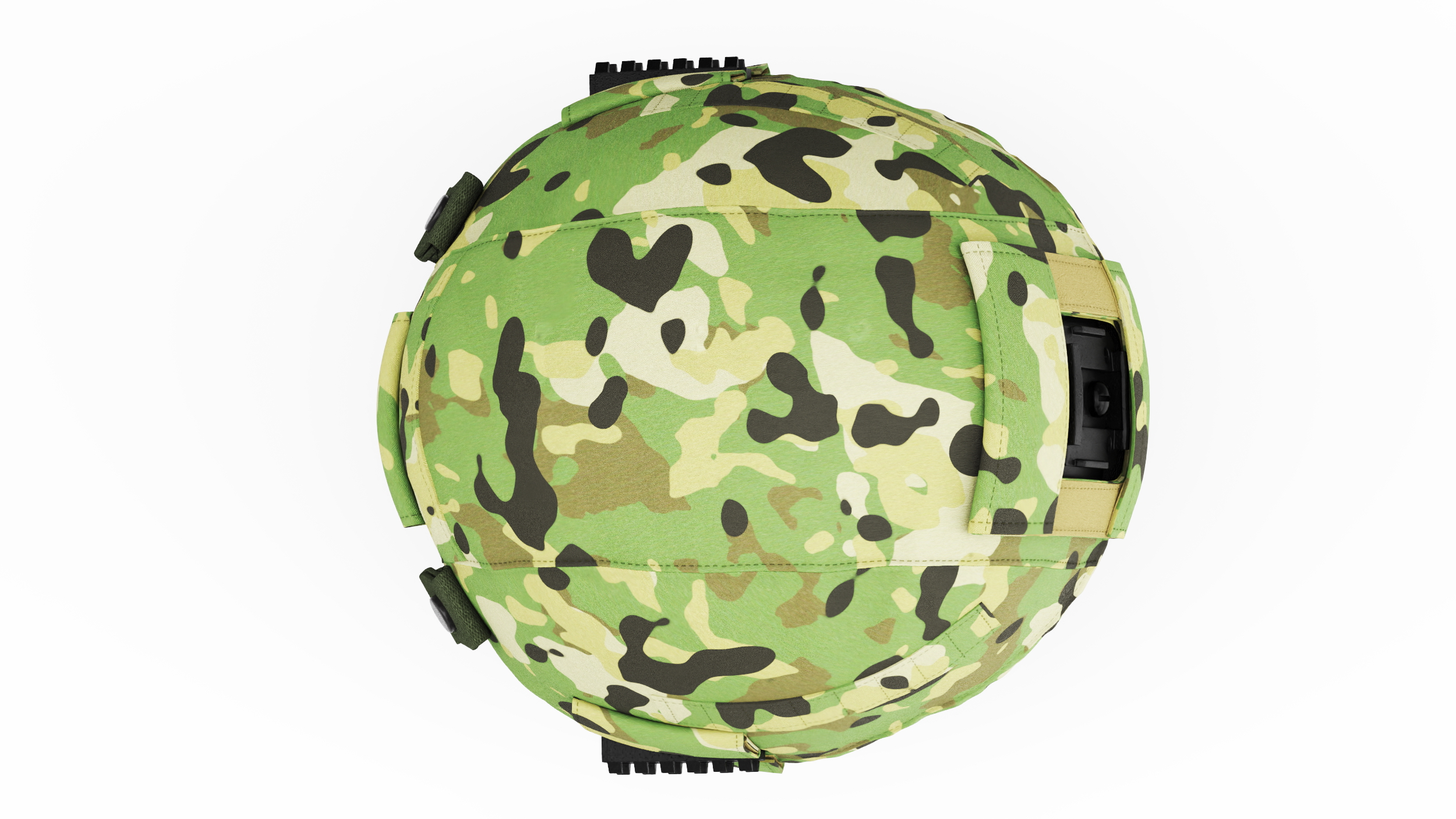 3D model Helmet Black Ratnik Grass Case