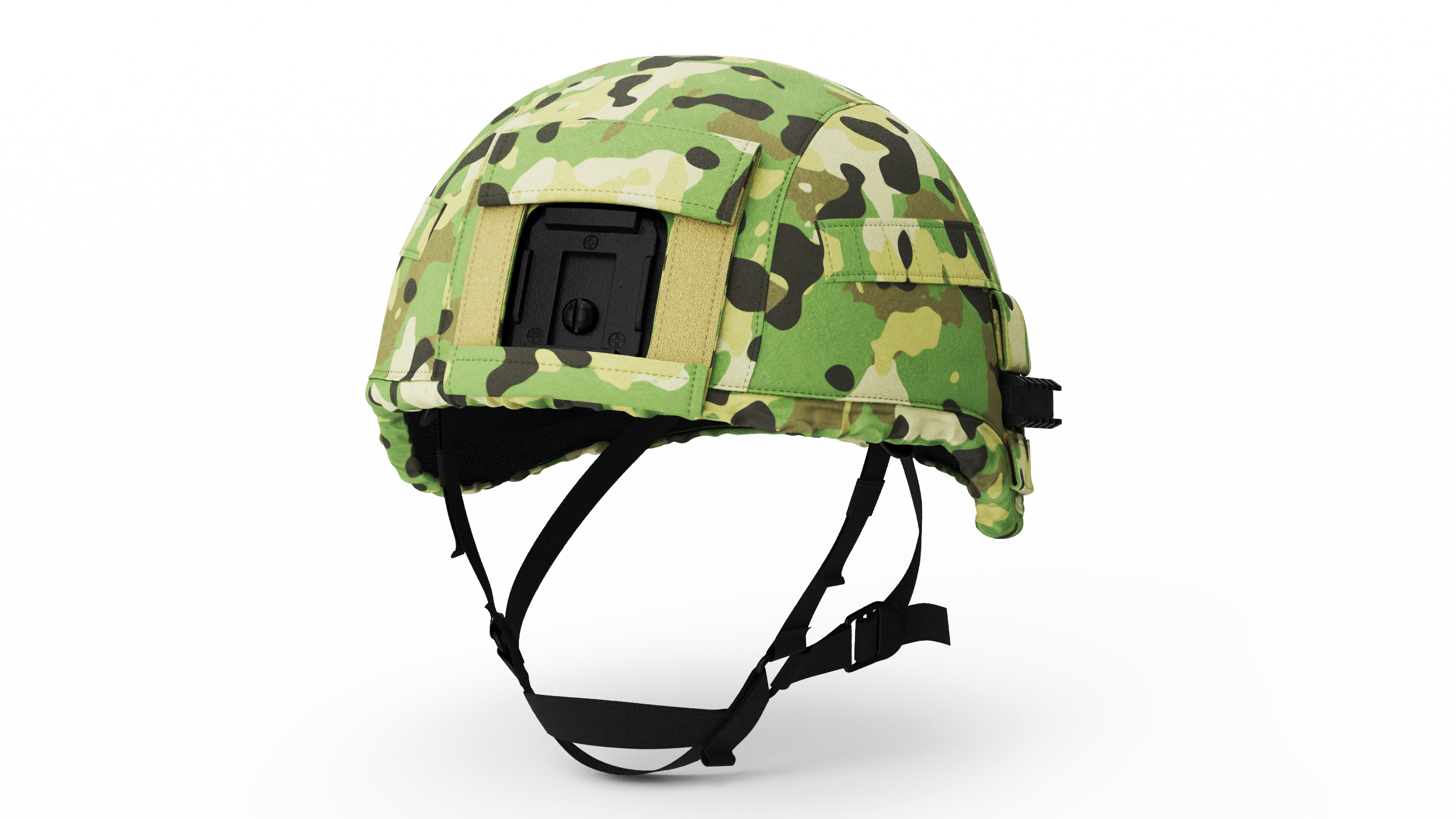3D model Helmet Black Ratnik Grass Case