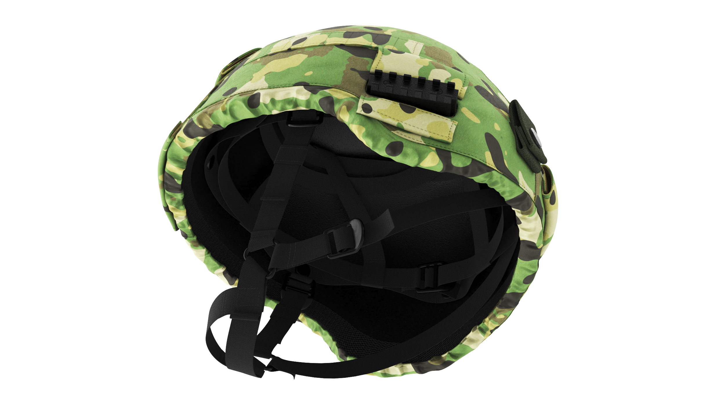 3D model Helmet Black Ratnik Grass Case