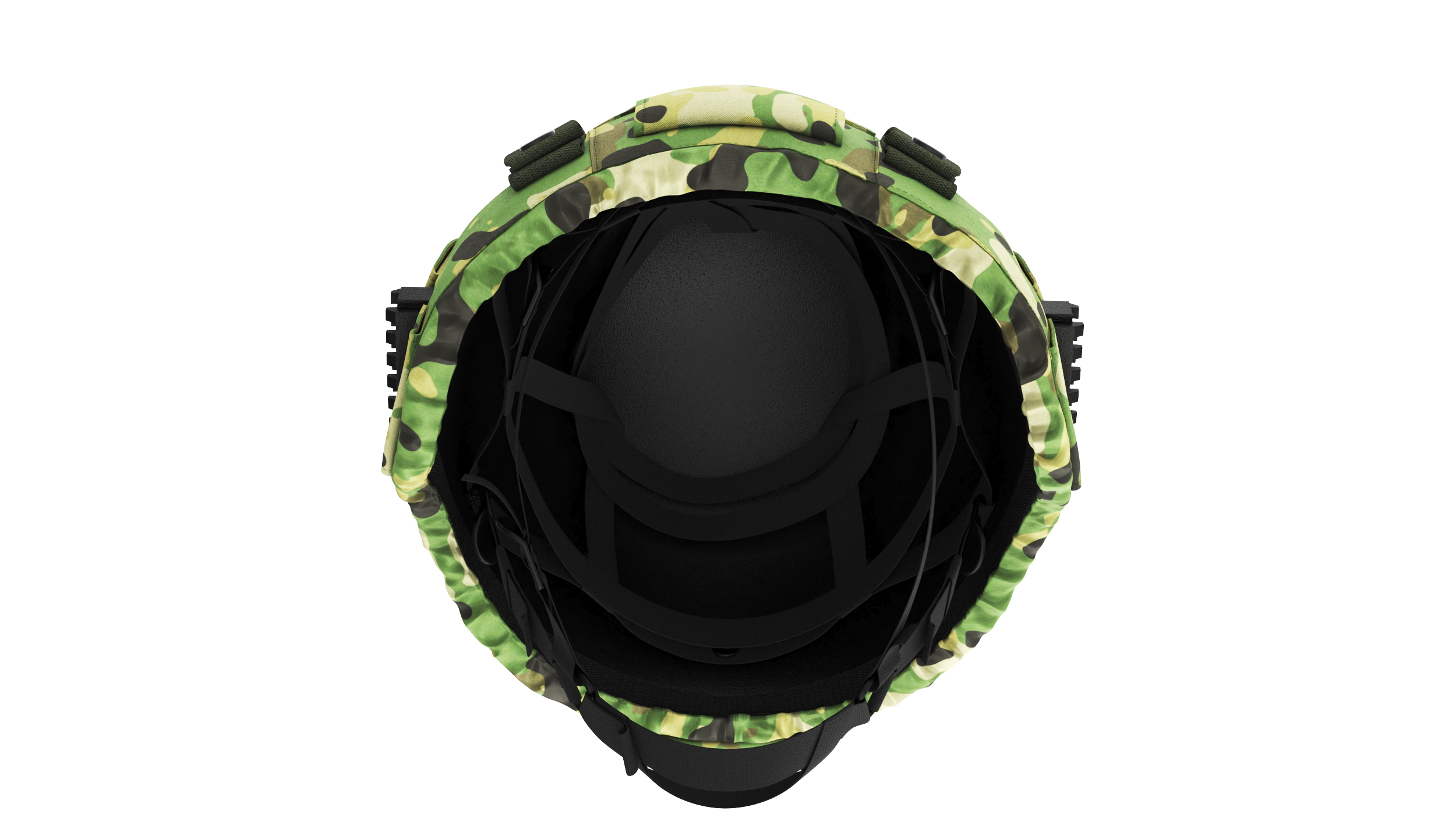 3D model Helmet Black Ratnik Grass Case