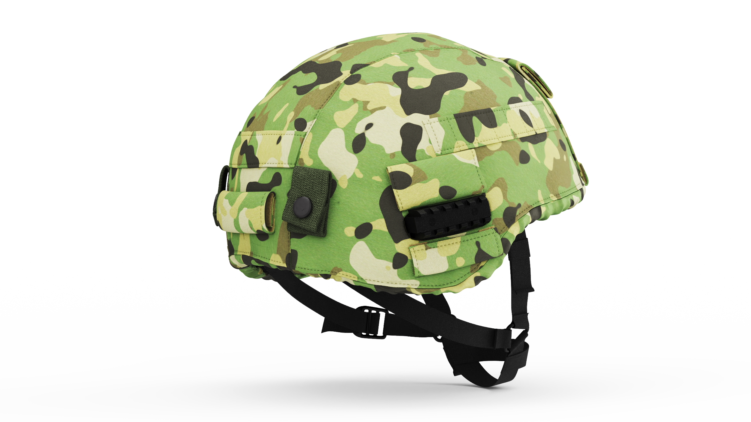 3D model Helmet Black Ratnik Grass Case