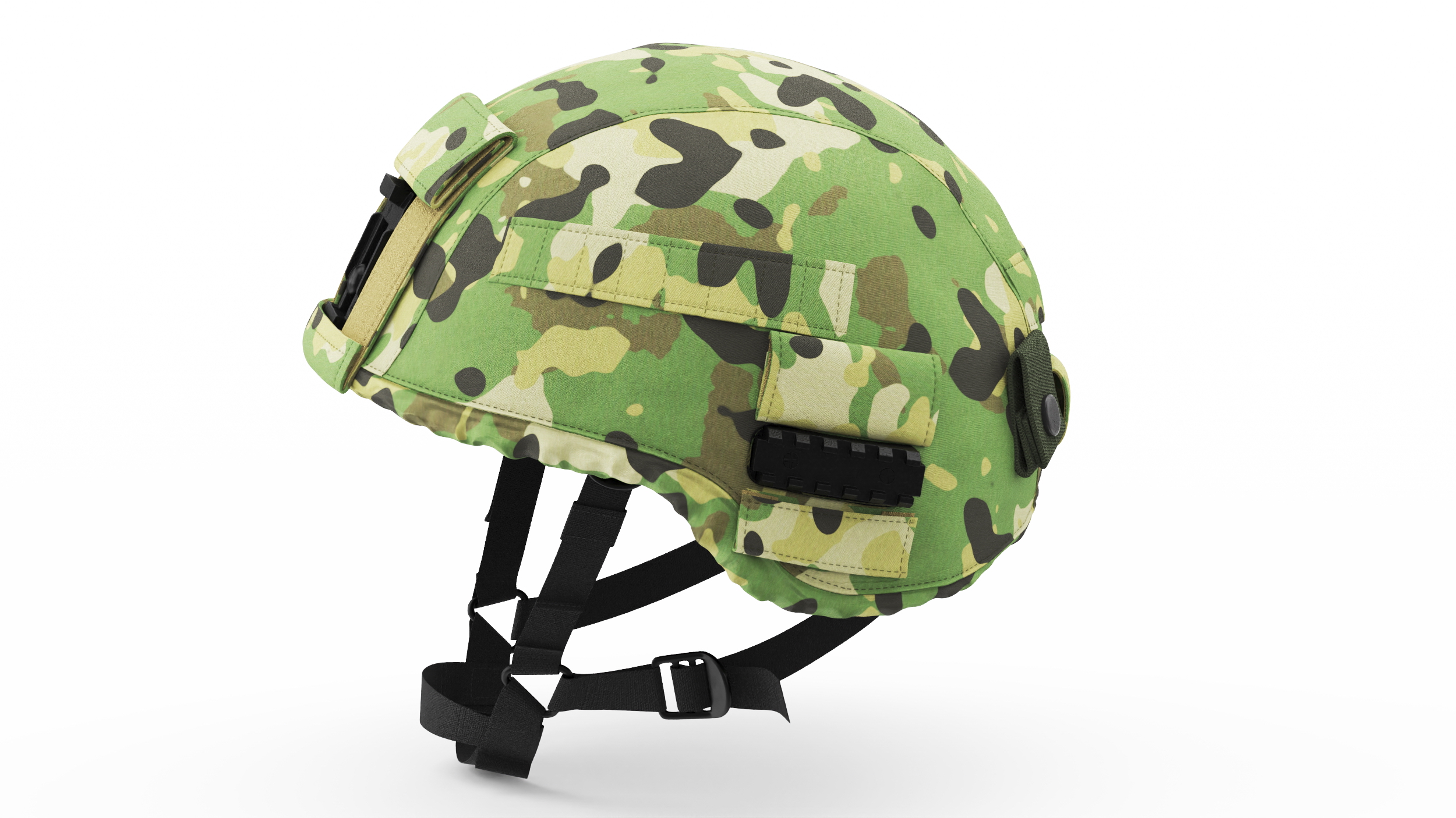 3D model Helmet Black Ratnik Grass Case