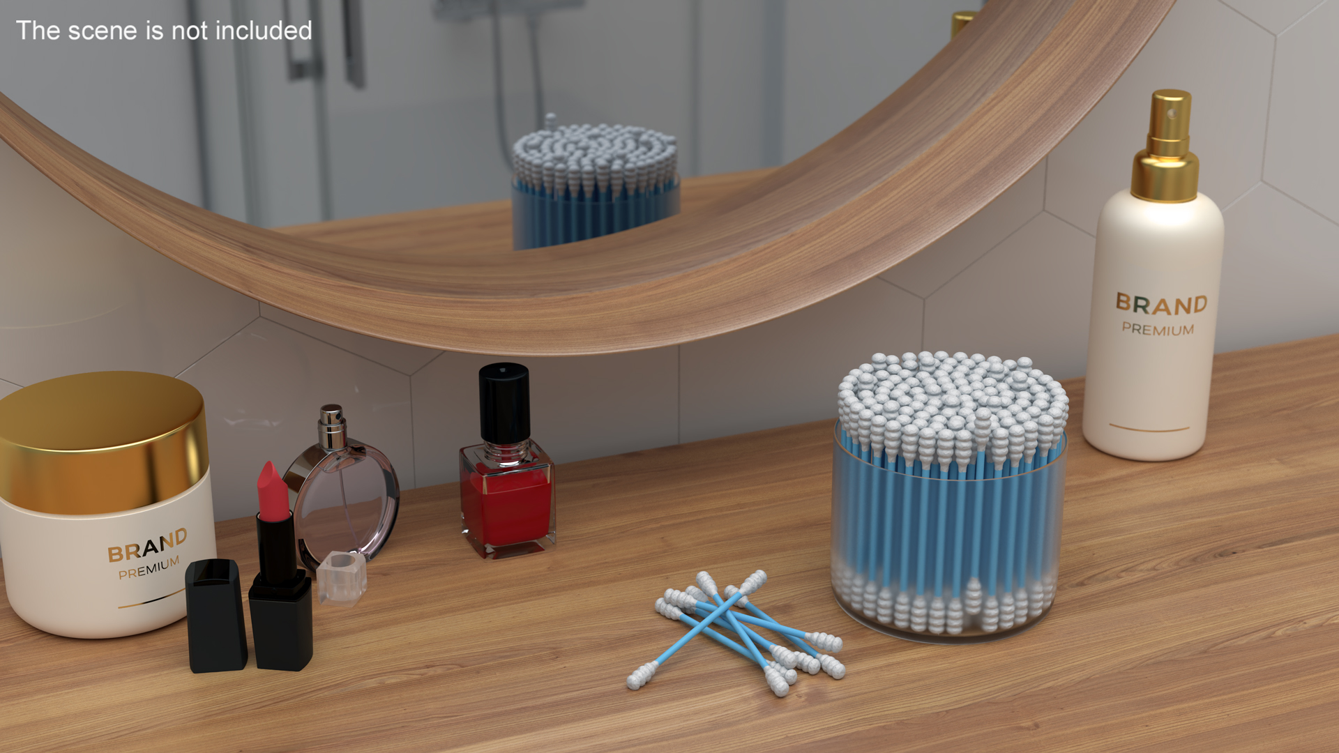 3D Cotton Swab Ring Type Blue
