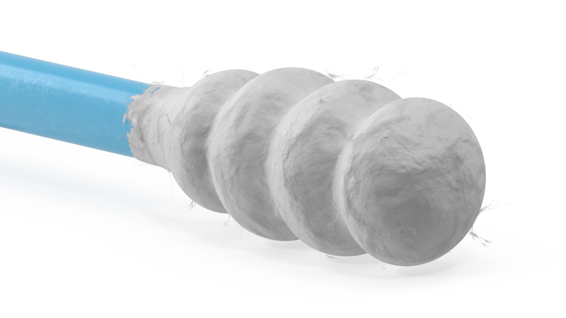 3D Cotton Swab Ring Type Blue