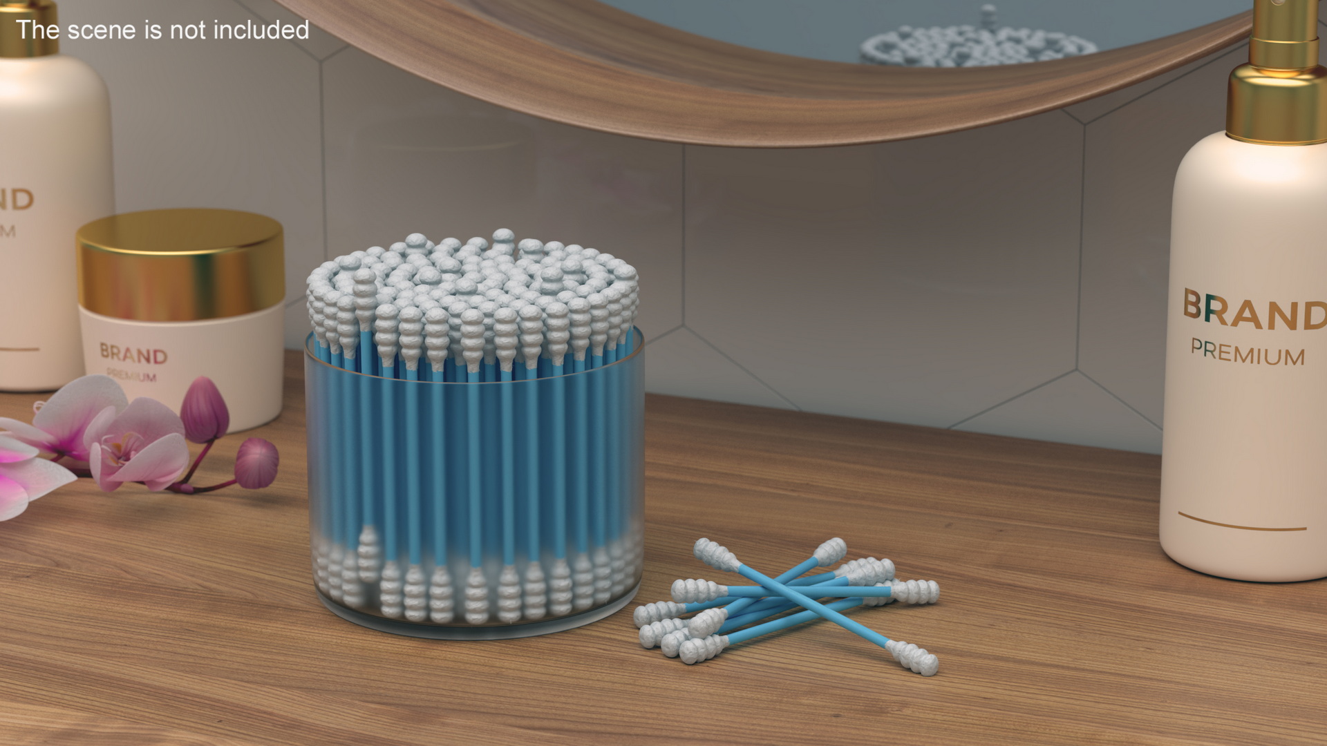 3D Cotton Swab Ring Type Blue
