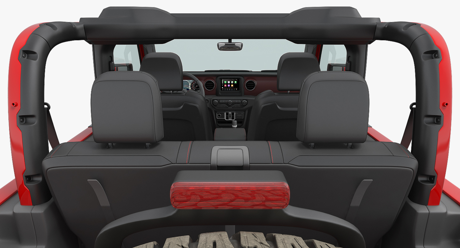 3D JEEP Wrangler JK Rubicon Sport Dirty Rigged model