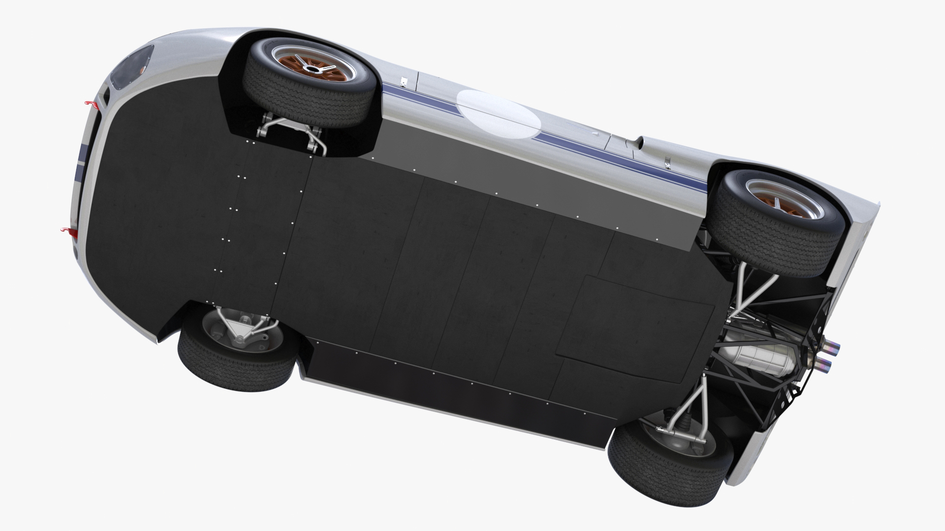 3D Freightliner Truck with Car Carried Loaded Vehicles