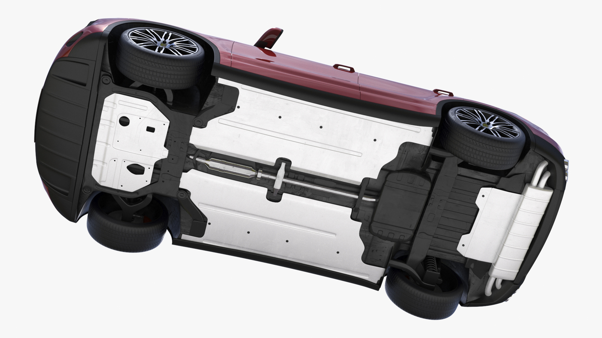 3D Freightliner Truck with Car Carried Loaded Vehicles