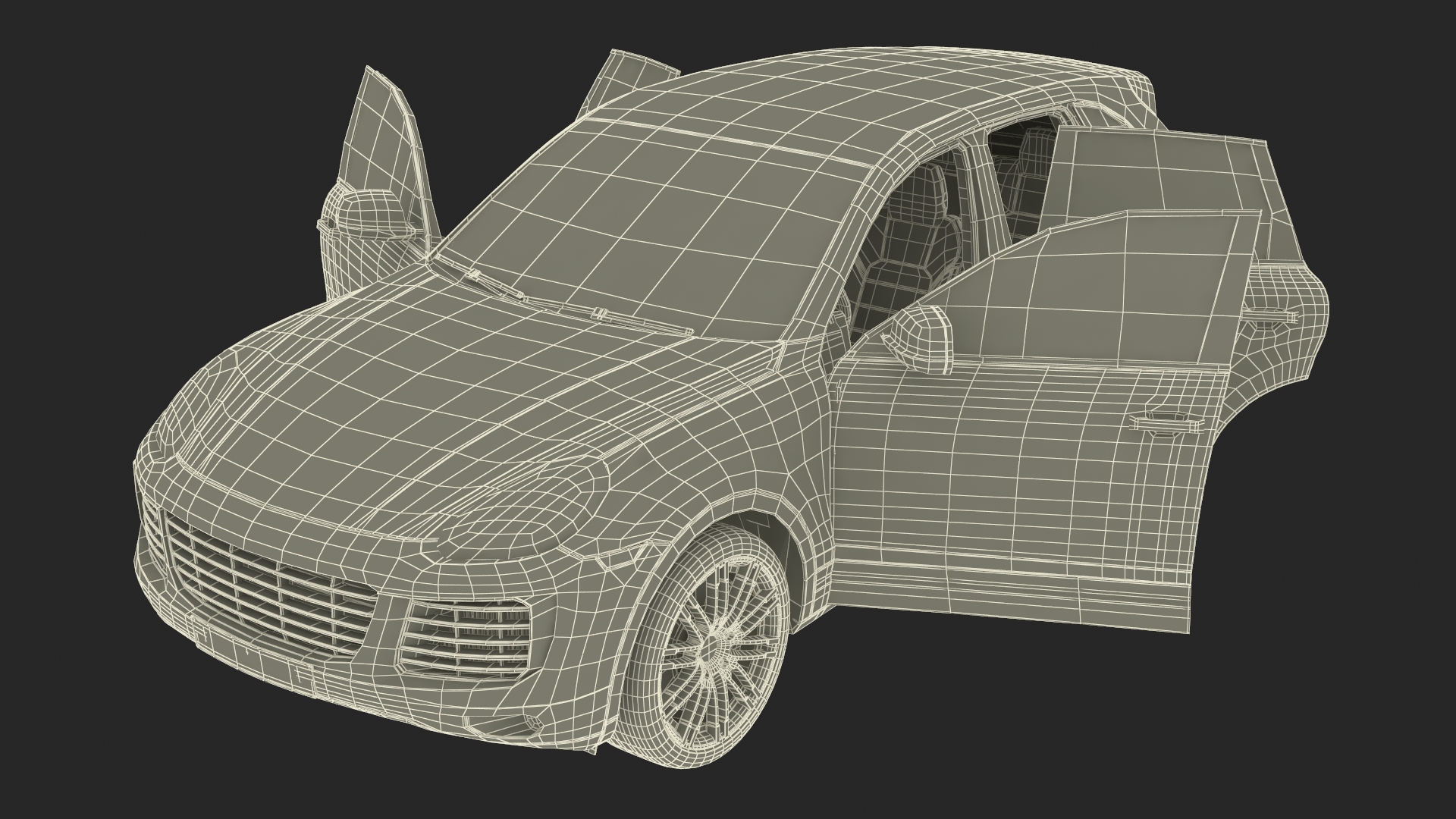 3D Freightliner Truck with Car Carried Loaded Vehicles