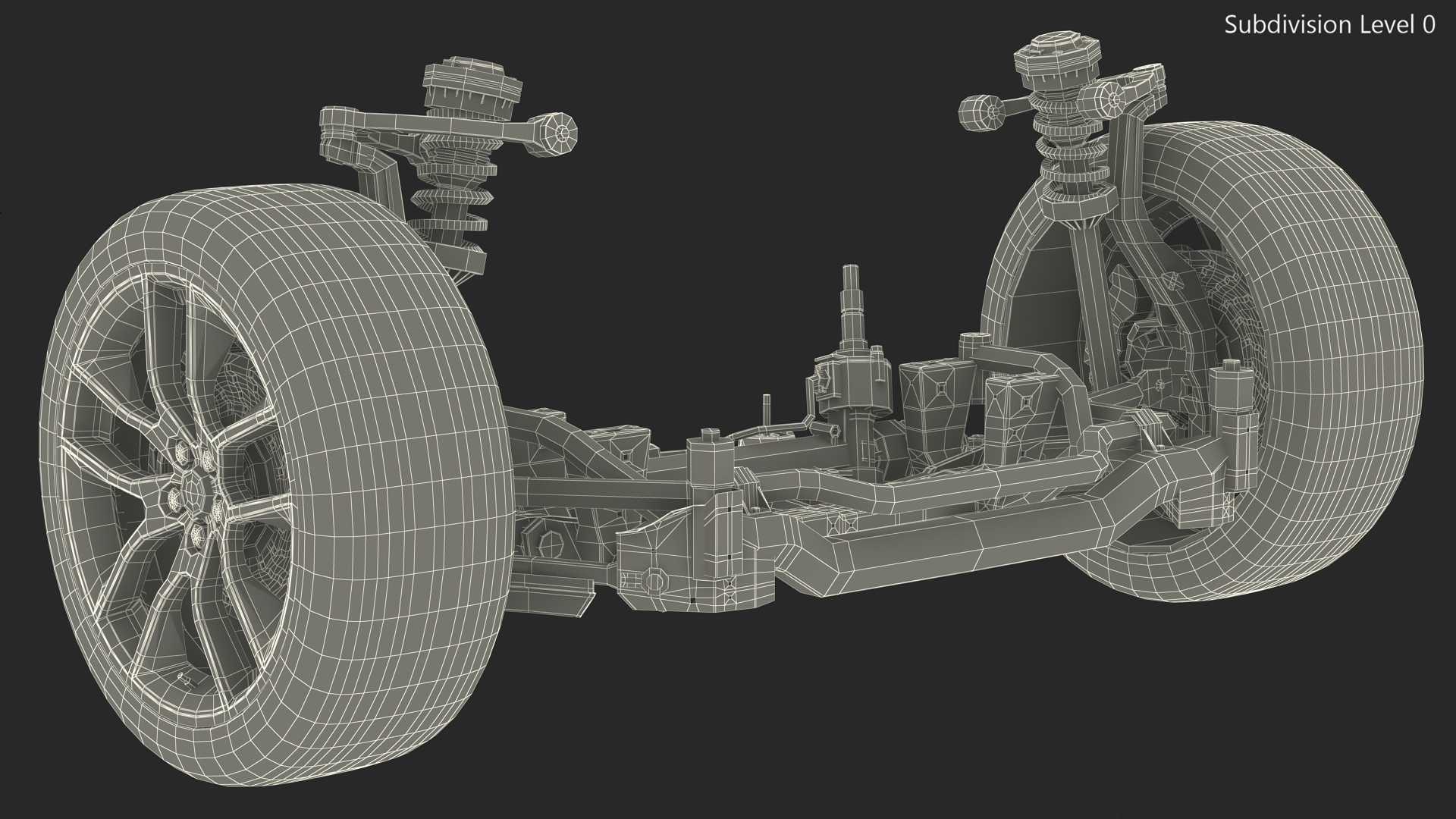 3D Car Suspension System